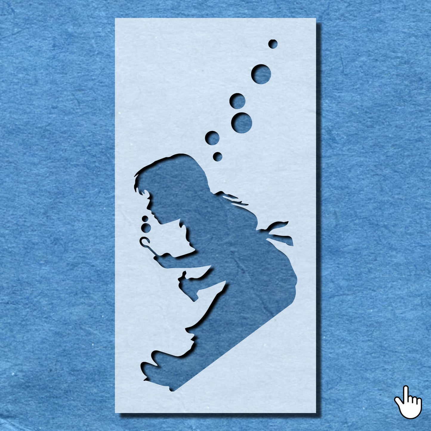 STENCIL BANKSY GIRL SLIDING BUBBLES  PAINTING WALL ART  MYLAR CRAFTS  AIRBRUSH