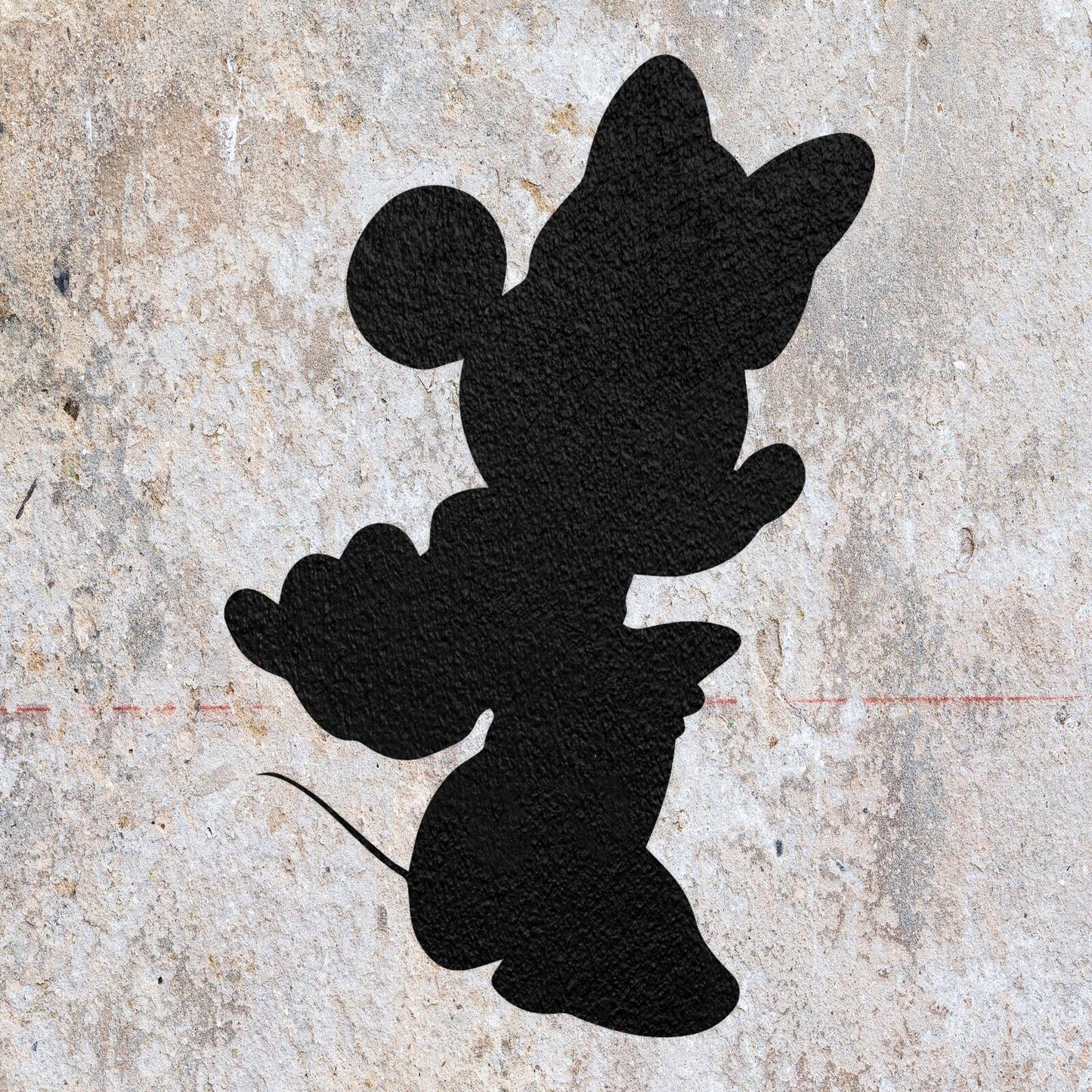 STENCIL MINI MOUSE MYLAR  PAINTING WALL ART  CRAFTS  AIRBRUSH