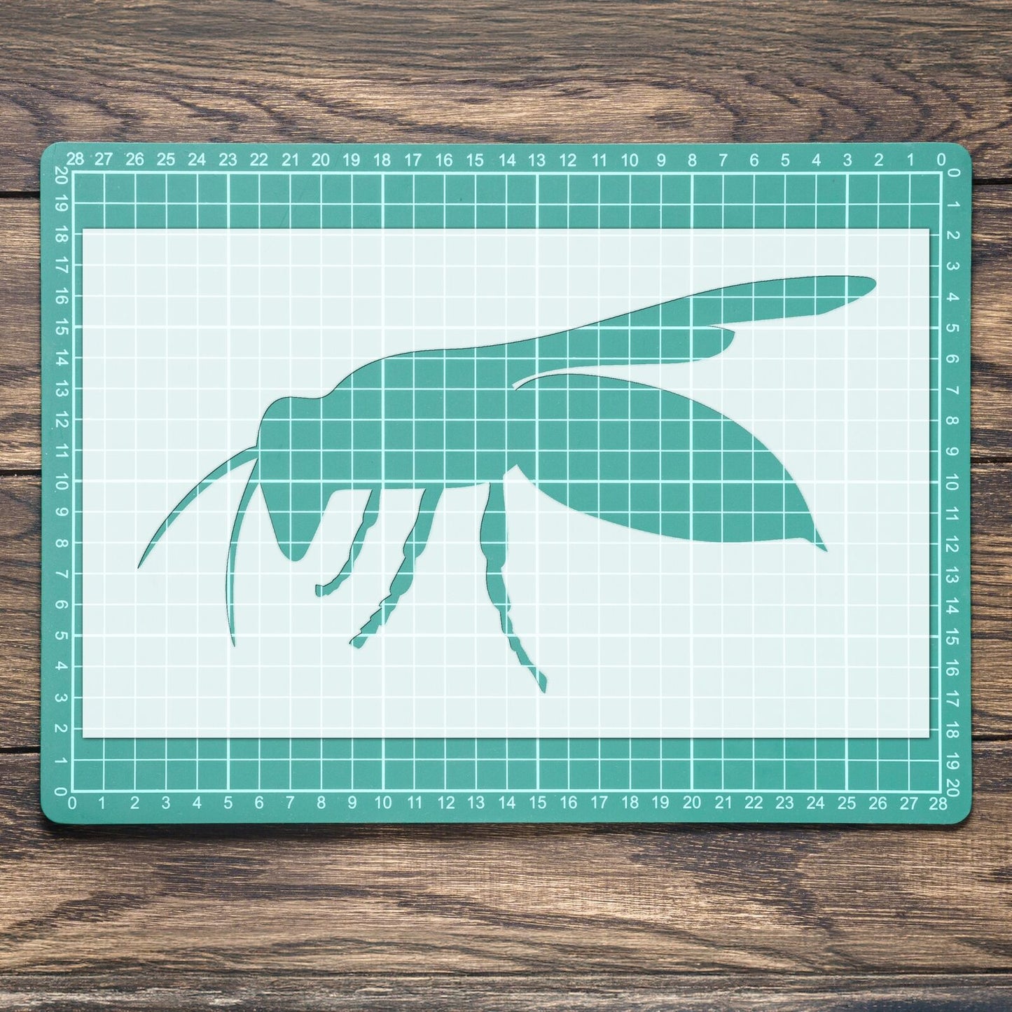 STENCIL WASP BUG INSECT MYLAR  PAINTING WALL ART  3 CRAFTS  AIRBRUSH