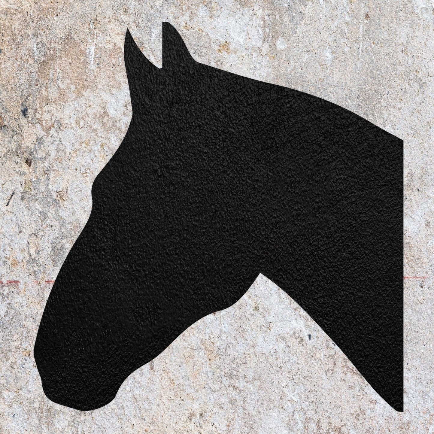 STENCIL HORSE HEAD EQUESTRIAN ANIMAL MYLAR PAINTING WALL ART CRAFTS AIRBRUSH