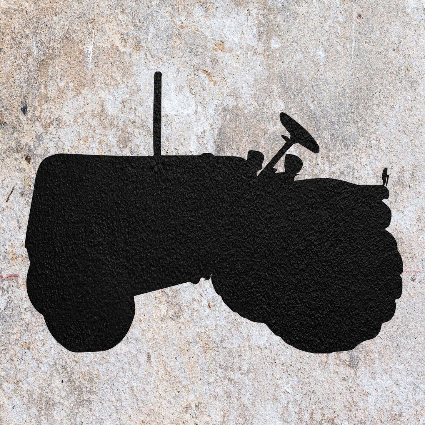 STENCIL TRACTOR FARM VEHICLE  PAINTING WALL ART  MYLAR CRAFTS  AIRBRUSH