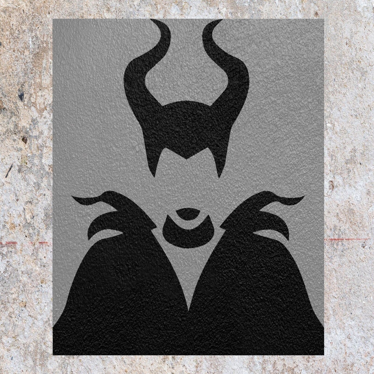 STENCIL MALEFICENT DISNEY MYLAR  PAINTING WALL ART  CRAFTS  AIRBRUSH