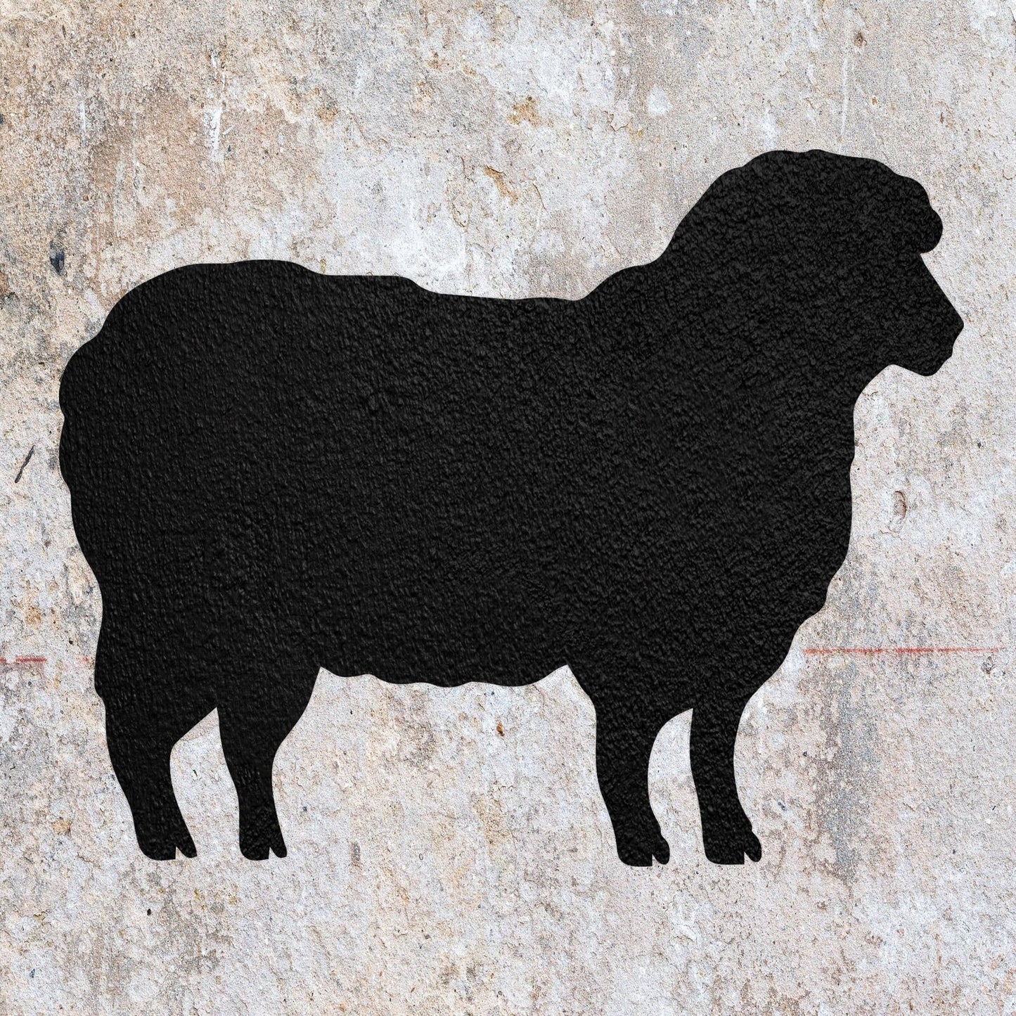 STENCIL SHEEP FARM ANIMAL MYLAR PAINTING WALL ART HOME DECOR ART CRAFT AIRBRUSH