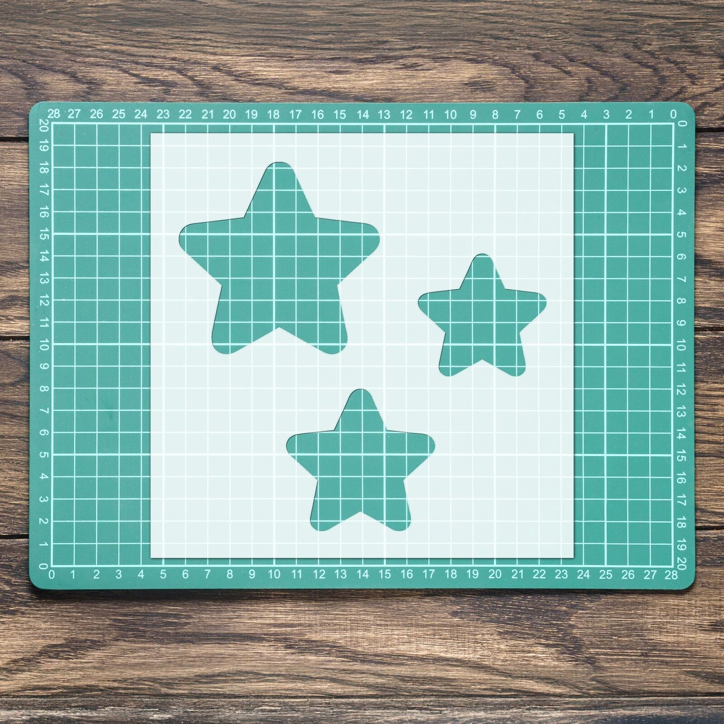 STENCIL STAR STAR SHAPE MYLAR  PAINTING WALL ART  CRAFTS  AIRBRUSH