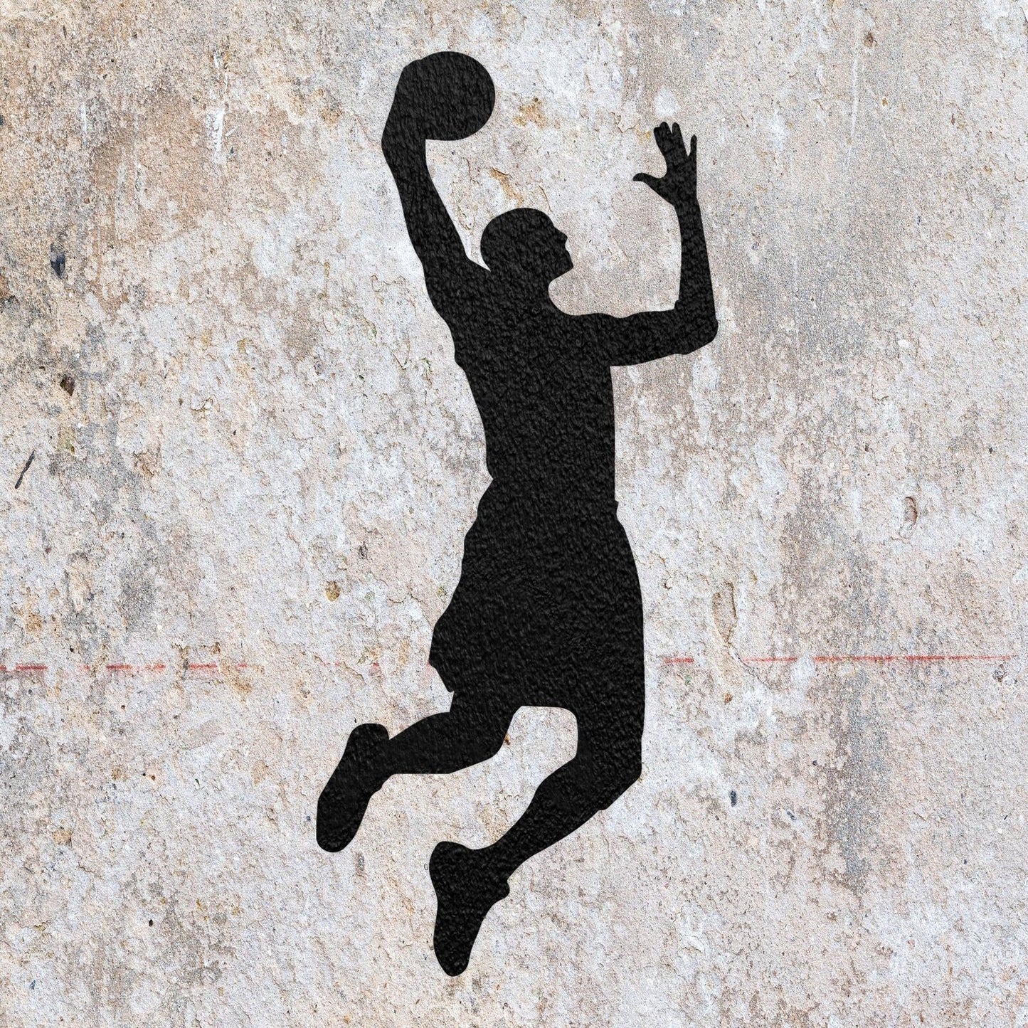 STENCIL BASKETBALL NBA SPORT PLAYER MYLAR  PAINTING WALL ART CRAFTS   AIRBRUSH