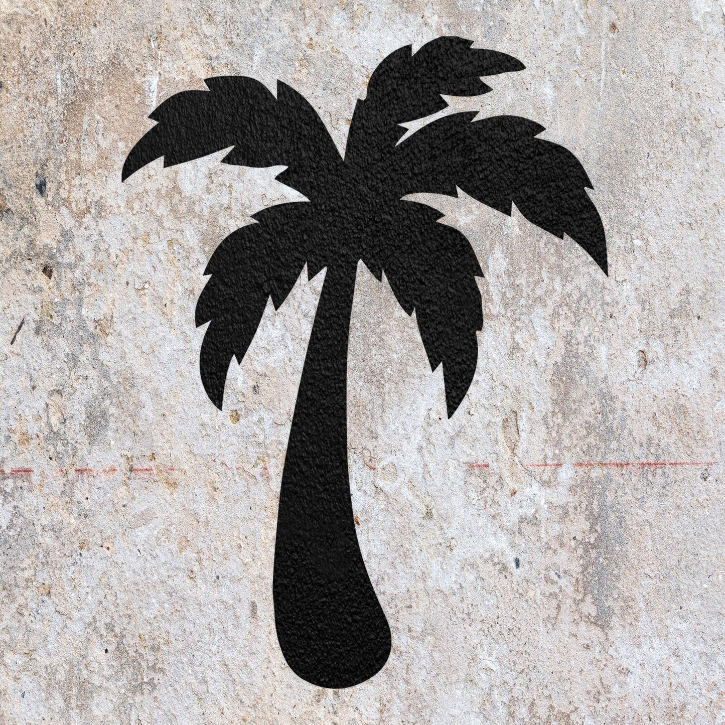 STENCIL PALM TREE EXOTIC PLANT MYLAR  PAINTING WALL ART CRAFTS  ONE  AIRBRUSH