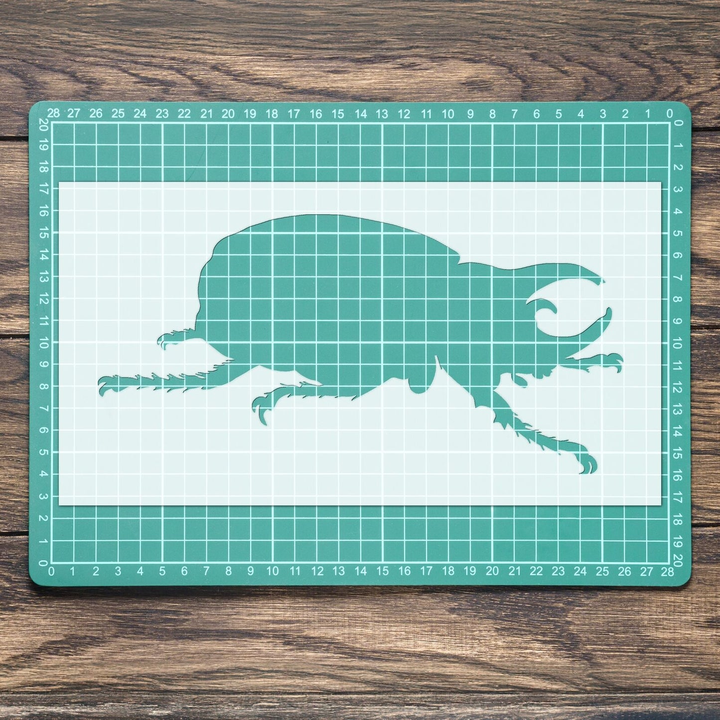 STENCIL BEETLE BUG MYLAR  PAINTING WALL ART  3 CRAFTS  AIRBRUSH