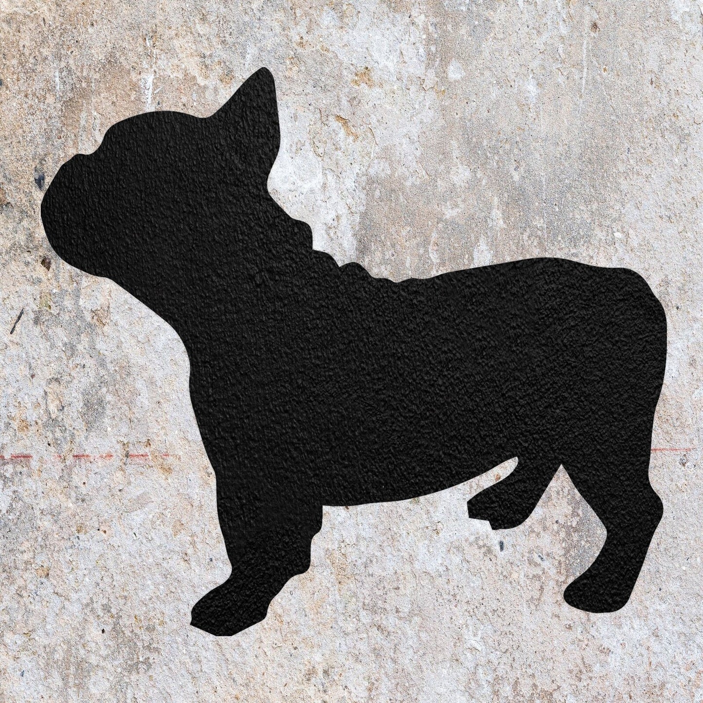 STENCIL FRENCH BULL DOG MYLAR PAINTING WALL ART HOME DECOR ART CRAFTS AIRBRUSH