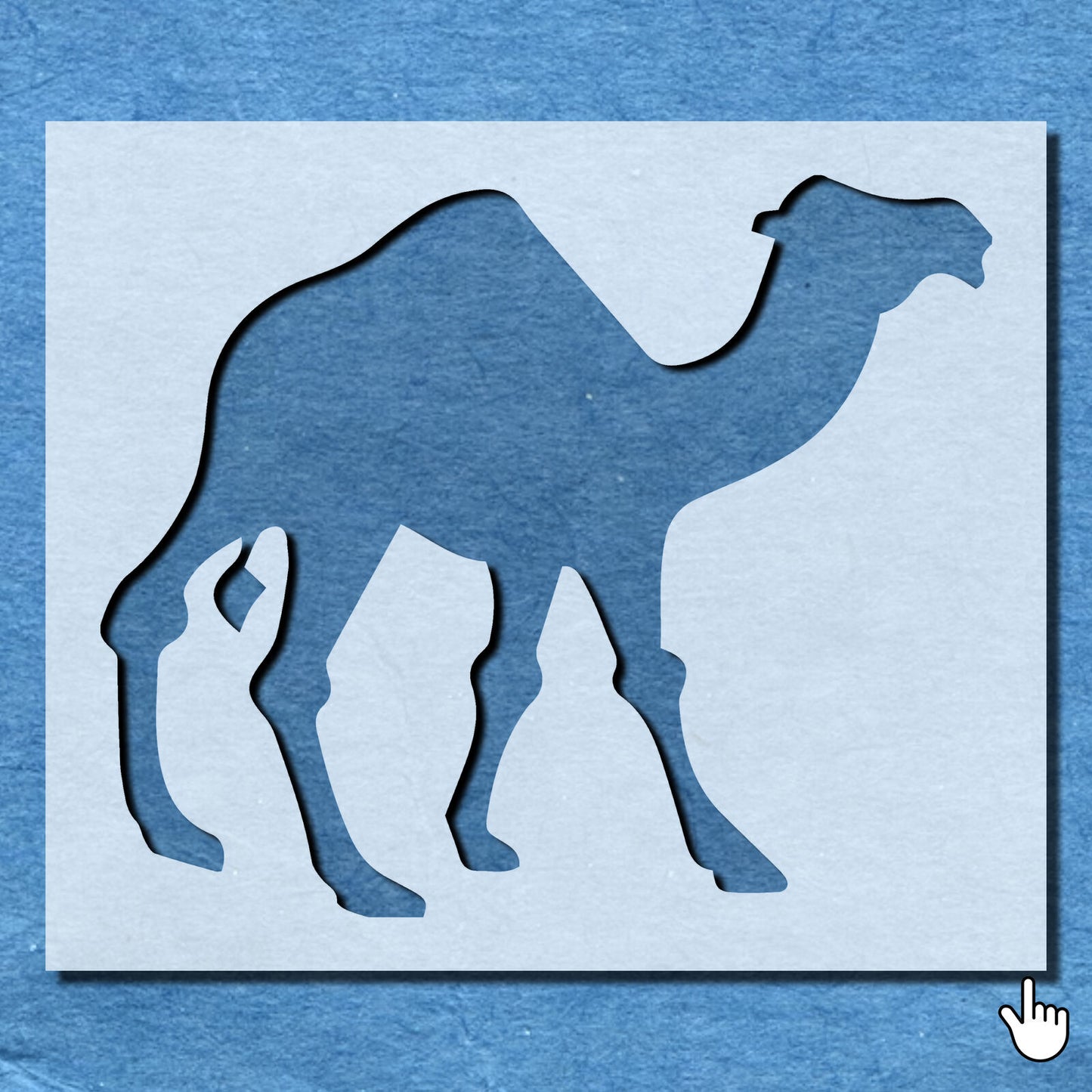 STENCIL CAMEL HUMP AFRICAN ANIMAL MYLAR  PAINTING WALL ART CRAFTS  1  AIRBRUSH