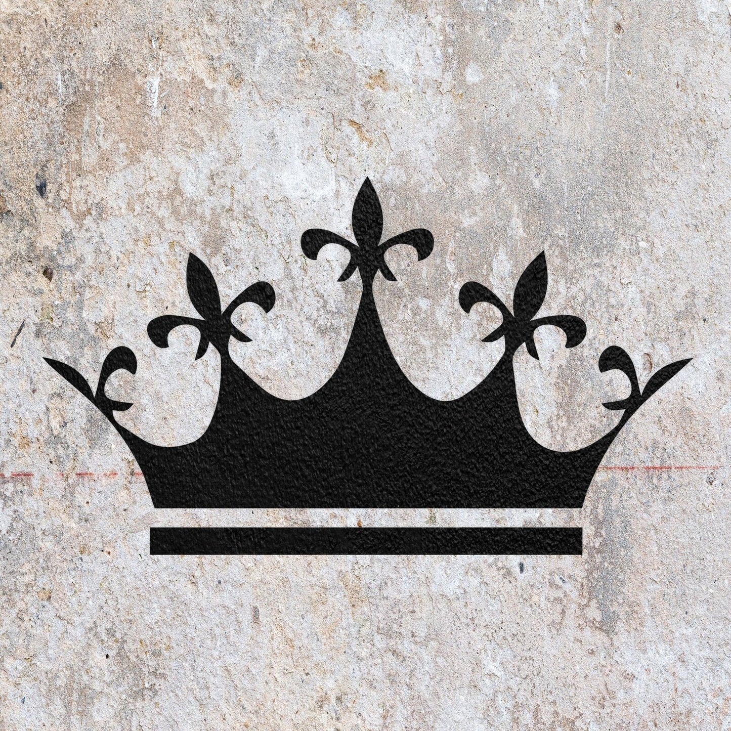 STENCIL CROWN JEWELS KING QUEEN ROYAL MYLAR PAINTING WALL ART CRAFTS 4 AIRBRUSH