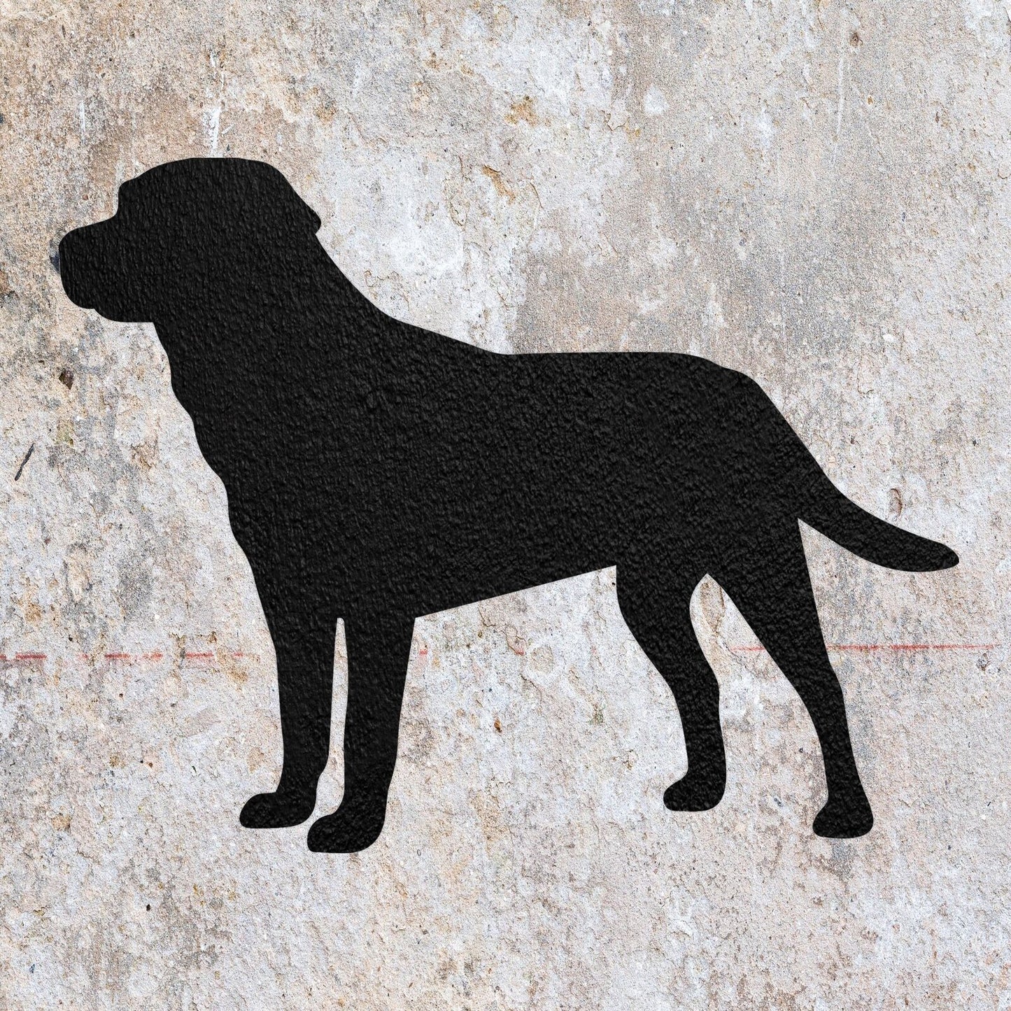 STENCIL LABRADOR DOG MYLAR PAINTING WALL ART HOME DECOR DIY ART CRAFTS AIRBRUSH