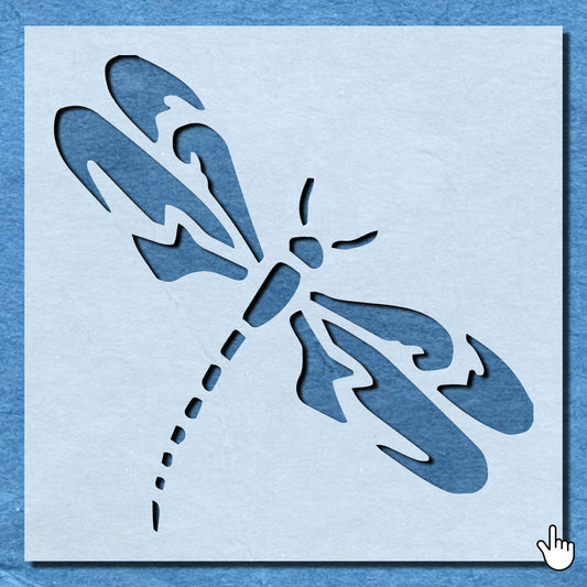 STENCIL DRAGON FLY MYLAR  PAINTING WALL ART  3 CRAFTS  AIRBRUSH