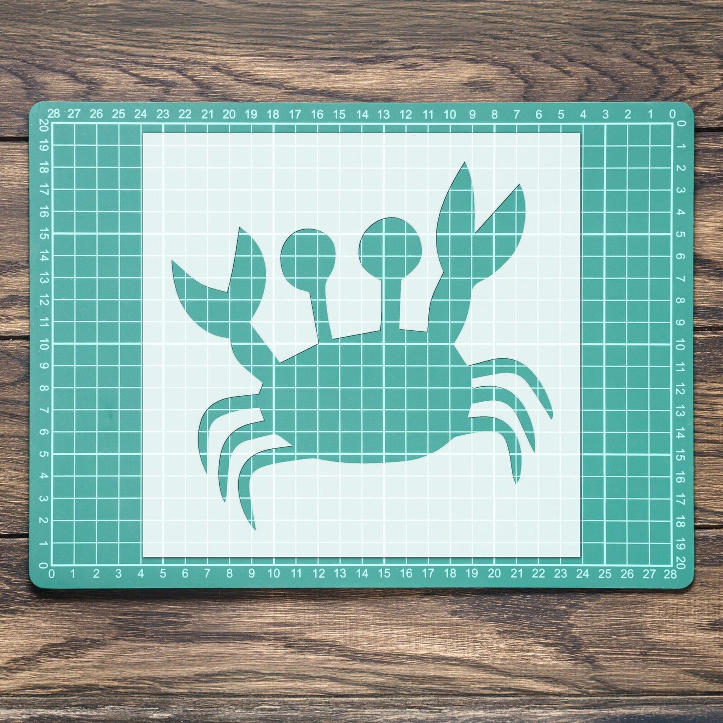 STENCIL CRAB SEA LIFE MYLAR  PAINTING WALL ART  5 CRAFTS  AIRBRUSH