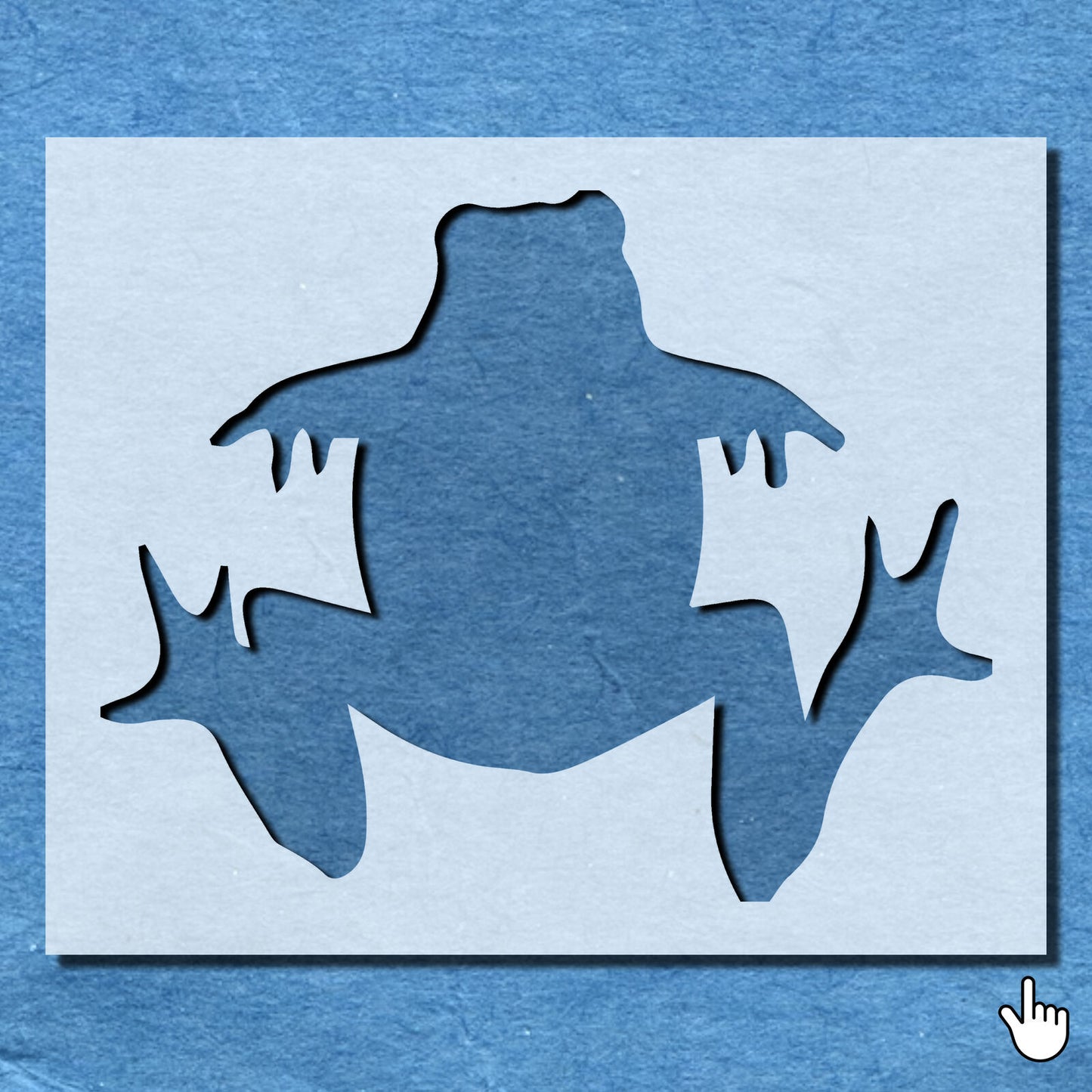 STENCIL TOAD AMPHIBIAN ANIMAL MYLAR  PAINTING WALL ART  CRAFTS  AIRBRUSH