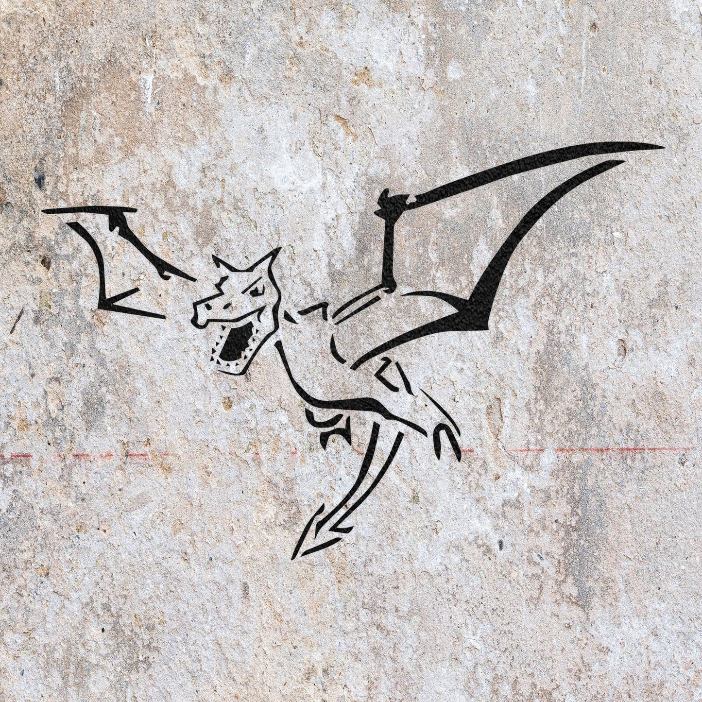 STENCIL AERODACTYL POKEMON MYLAR  PAINTING WALL ART  CRAFTS  AIRBRUSH