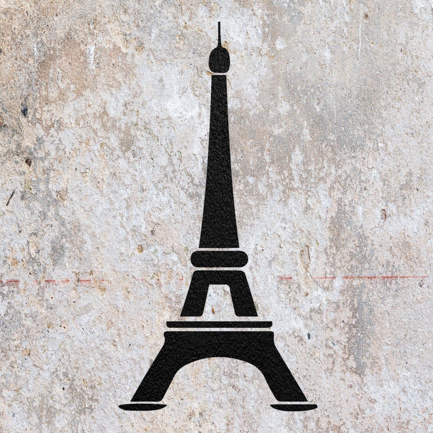 STENCIL EIFFEL TOWER PARIS FRENCH TOWER MYLAR PAINTING WALL ART CRAFT  AIRBRUSH