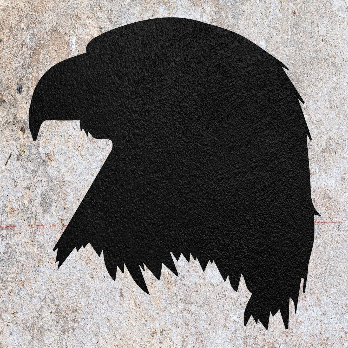 STENCIL EAGLE HEAD BIRD ANIMAL MYLAR  PAINTING WALL ART  CRAFTS  AIRBRUSH