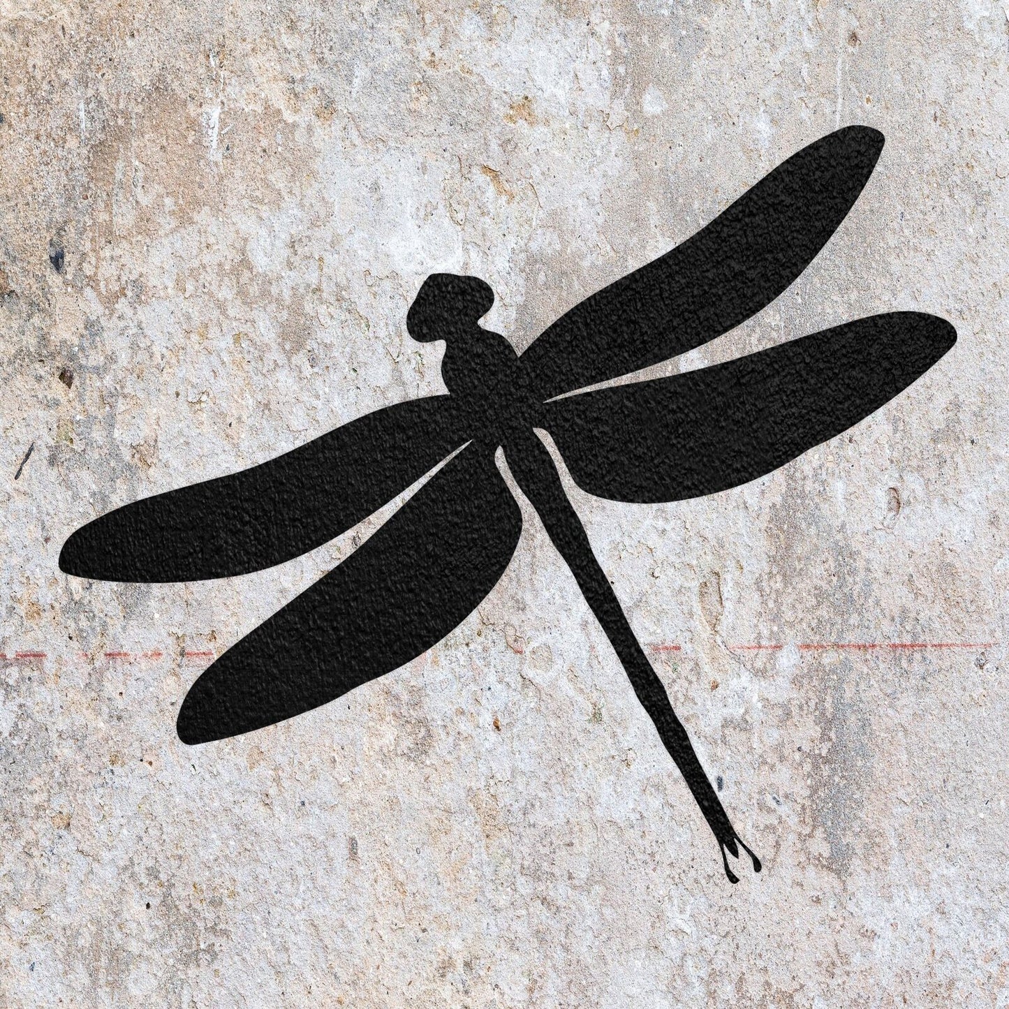 STENCIL DRAGON FLY INSECT MYLAR  PAINTING WALL ART  CRAFTS  AIRBRUSH