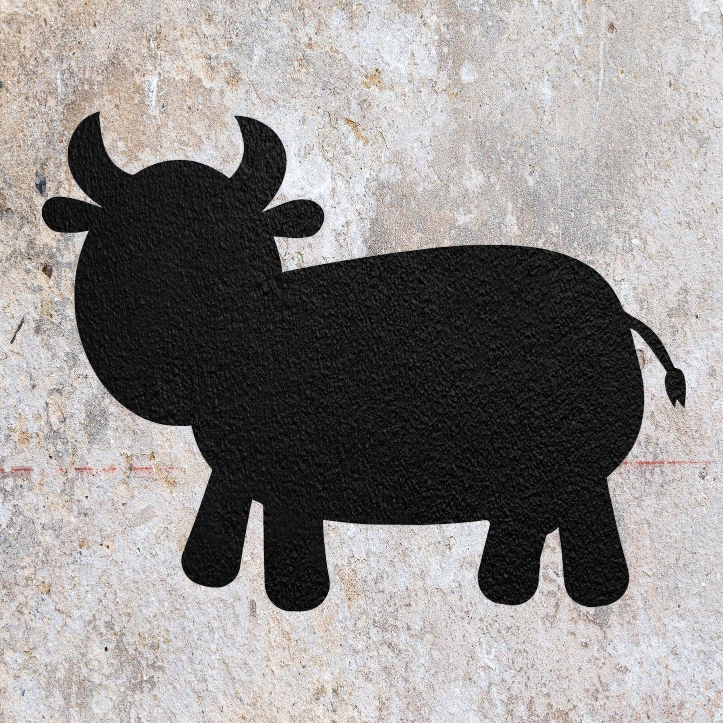 STENCIL COW FARM ANIMAL MYLAR PAINTING WALL ART HOME DECOR ART CRAFTS AIRBRUSH