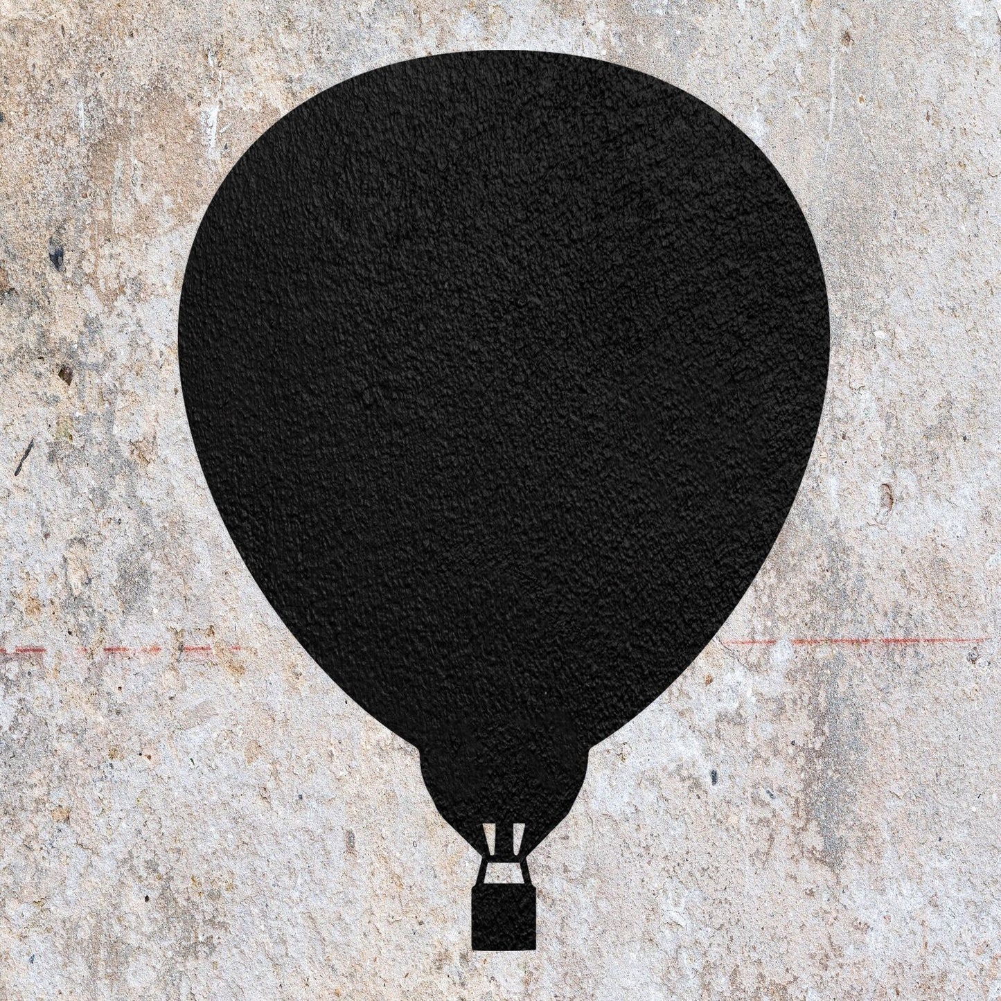 STENCIL HOT AIR BALLOON MYLAR  PAINTING WALL ART  3 CRAFTS  AIRBRUSH