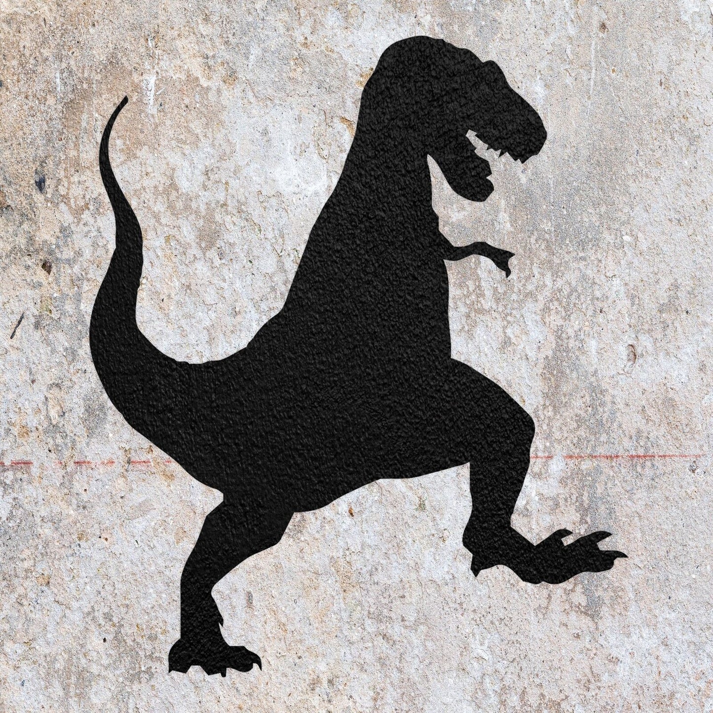 STENCIL TYRANNOSAURUS REX DINOSAUR MYLAR PAINTING WALL ART CRAFT AIRBRUSH