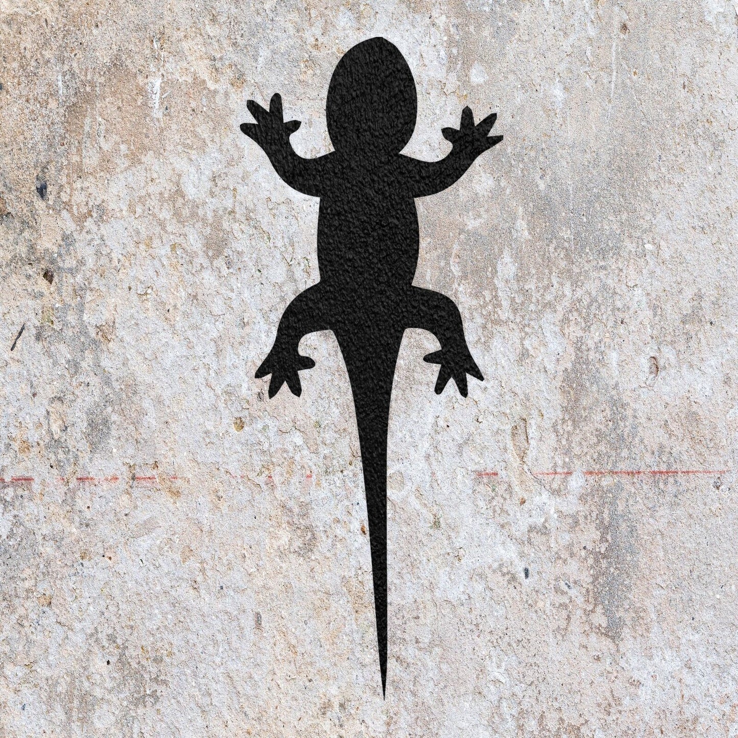 STENCIL GECKO REPTILE LIZARD ANIMAL MYLAR  PAINTING WALL ART  CRAFTS  AIRBRUSH