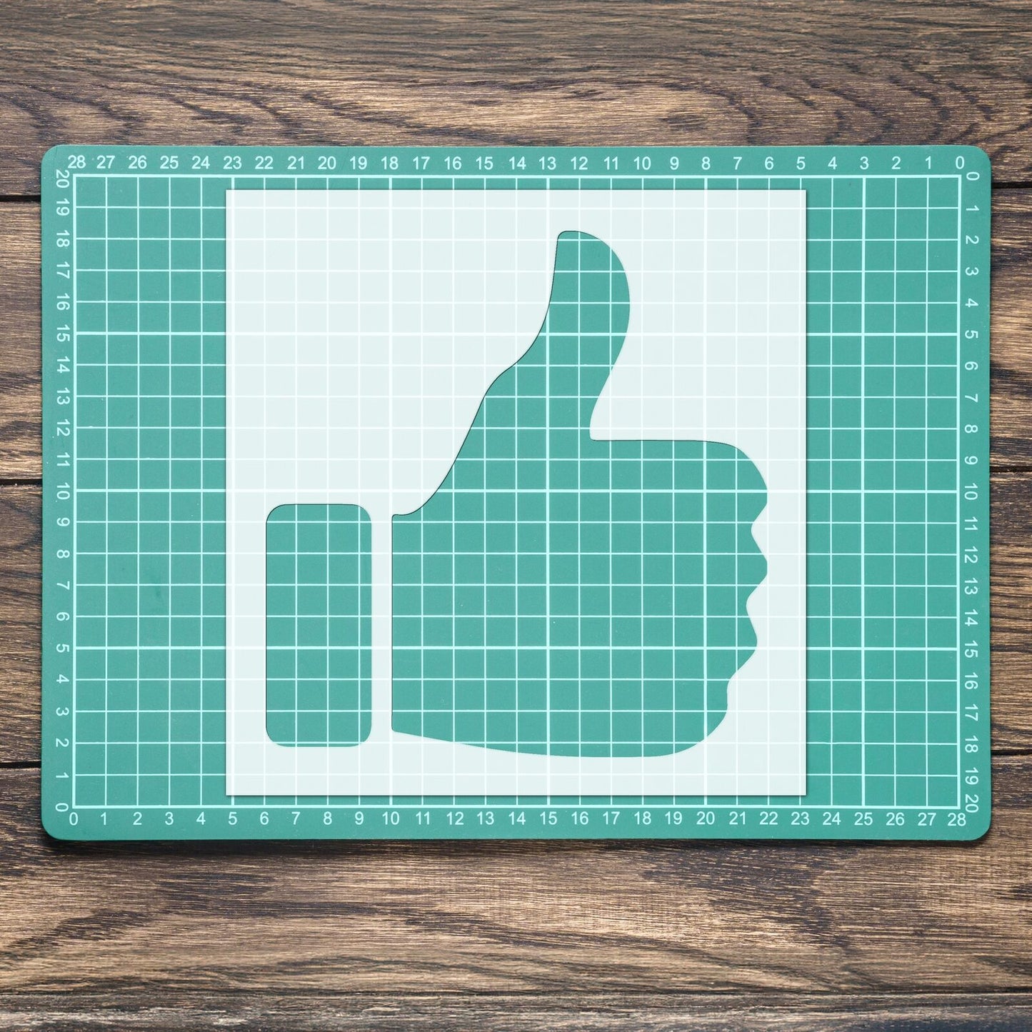 STENCIL THUMBS UP FB SIGN MYLAR  PAINTING WALL ART  CRAFTS  AIRBRUSH