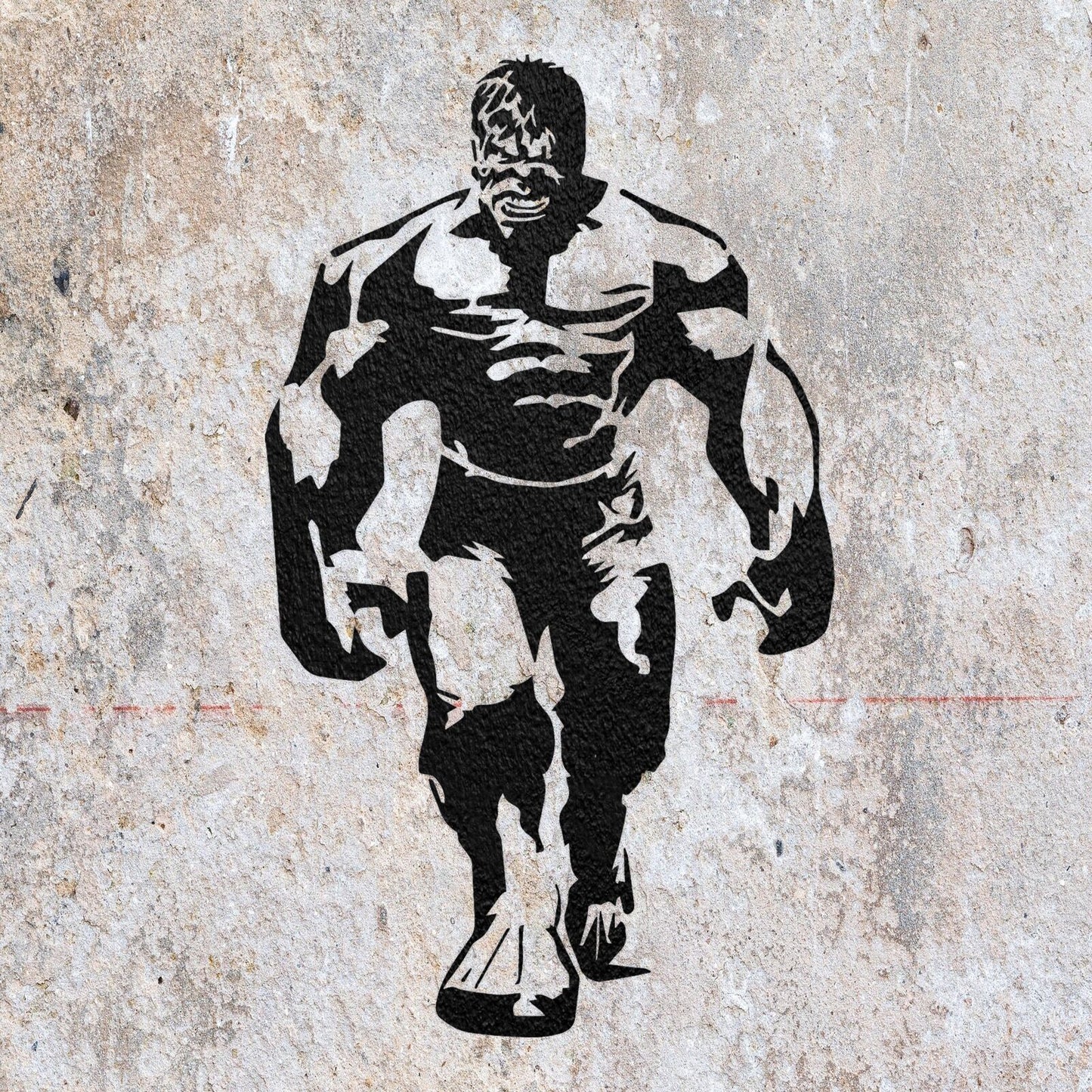 STENCIL INCREDIBLE HULK AVENGERS MYLAR  PAINTING WALL ART  CRAFTS  AIRBRUSH