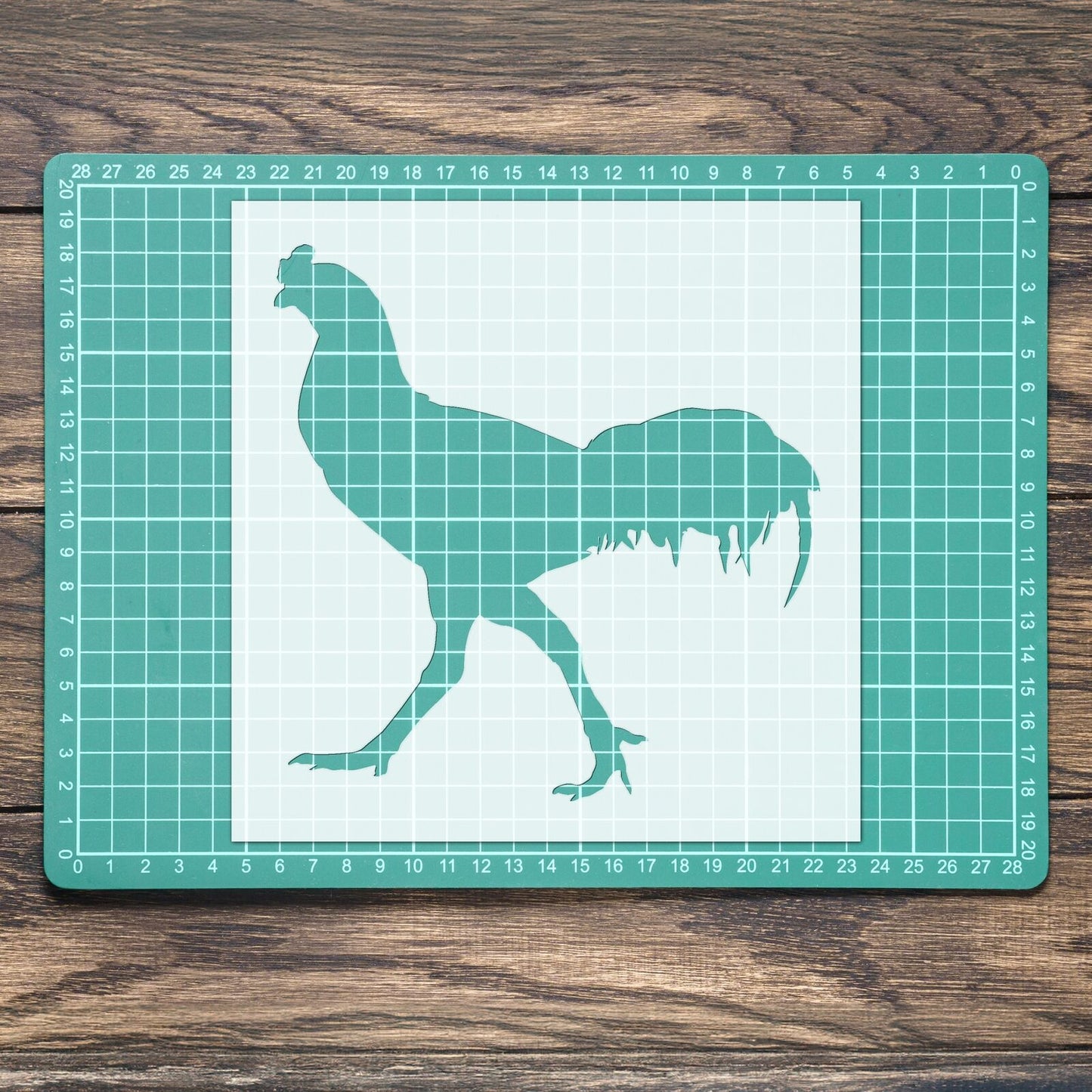 STENCIL CHICKEN ANIMAL FARM MYLAR  PAINTING WALL ART  CRAFTS  AIRBRUSH