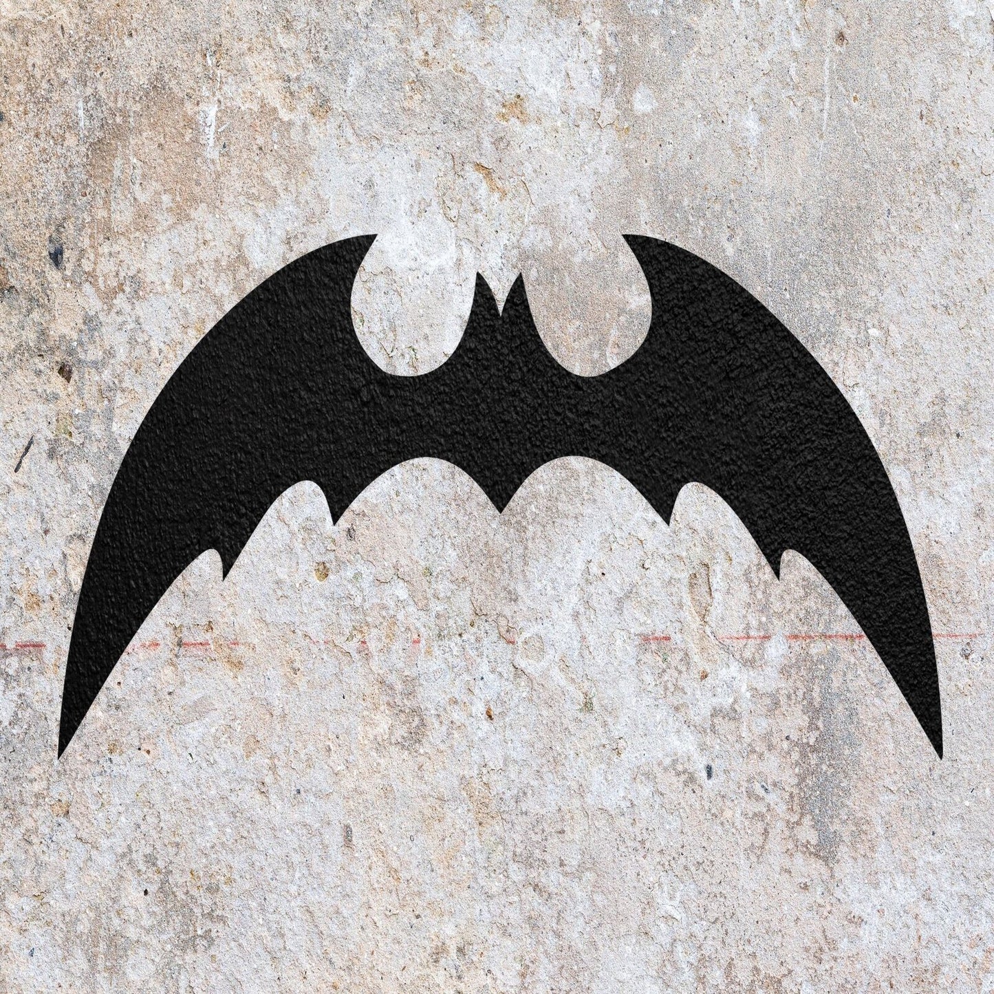 STENCIL BAT HALLOWEEN MYLAR PAINTING PUMPKIN WALL ART  THREE CRAFTS  AIRBRUSH