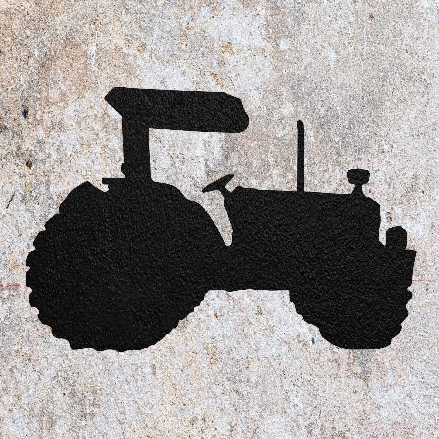 STENCIL OLD FARM TRACTOR MYLAR  PAINTING WALL ART  CRAFTS  AIRBRUSH