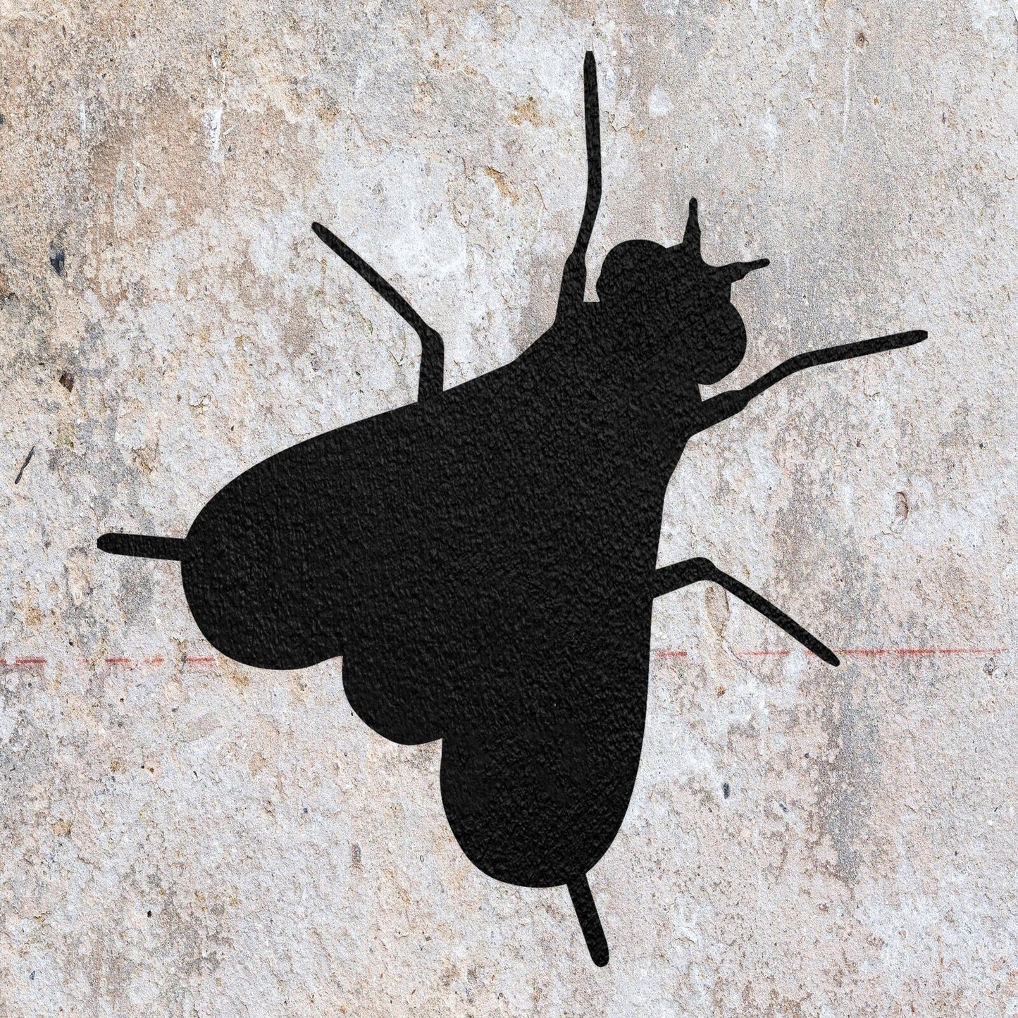 STENCIL FLY INSECT BUG MYLAR  PAINTING WALL ART  2 CRAFTS  AIRBRUSH