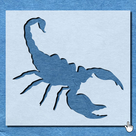 STENCIL SCORPION MYLAR  PAINTING WALL  4 ART CRAFTS  AIRBRUSH