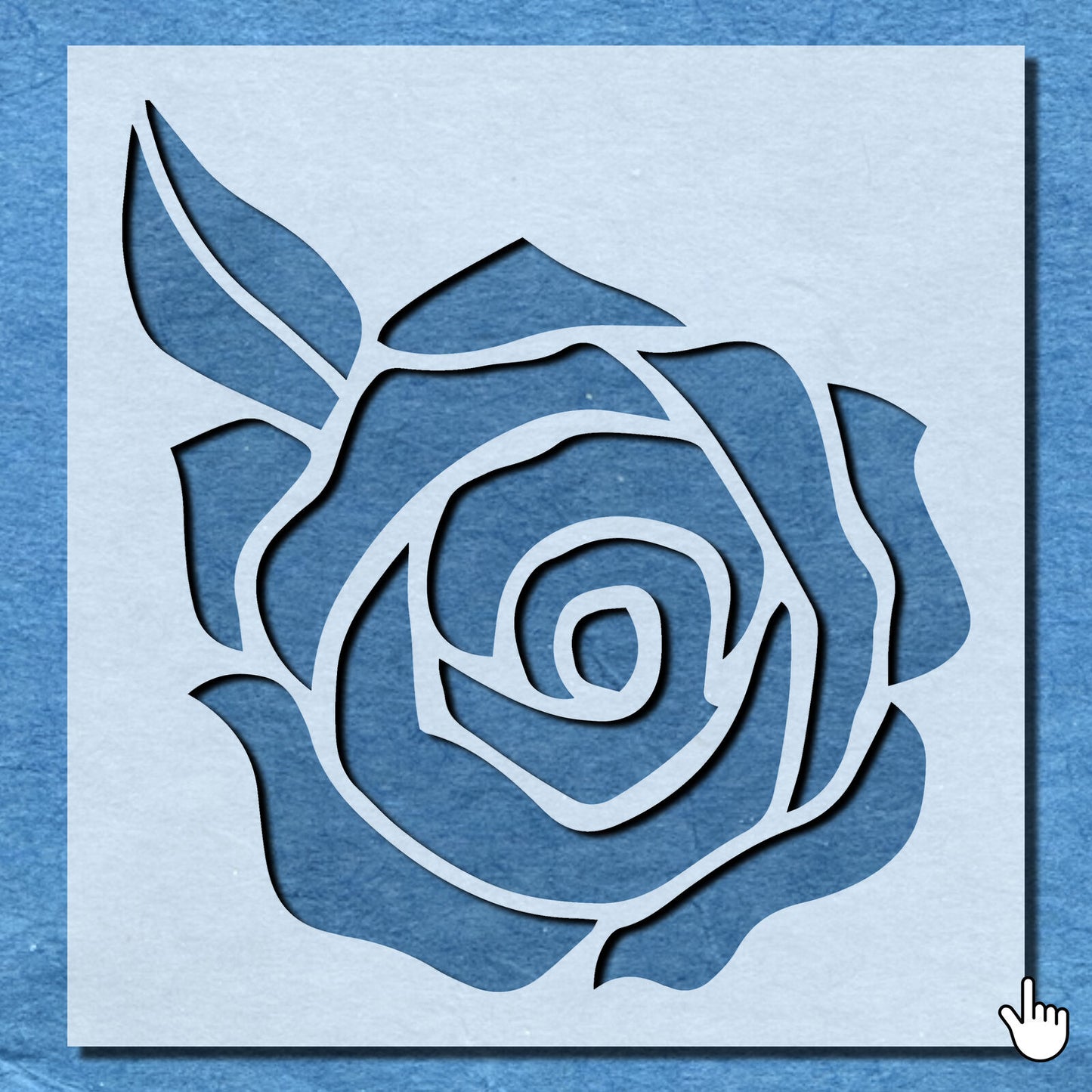 STENCIL ROSE FLOWER PLANT MYLAR PAINTING WALL ART WOOD GLASS CRAFTS AIRBRUSH