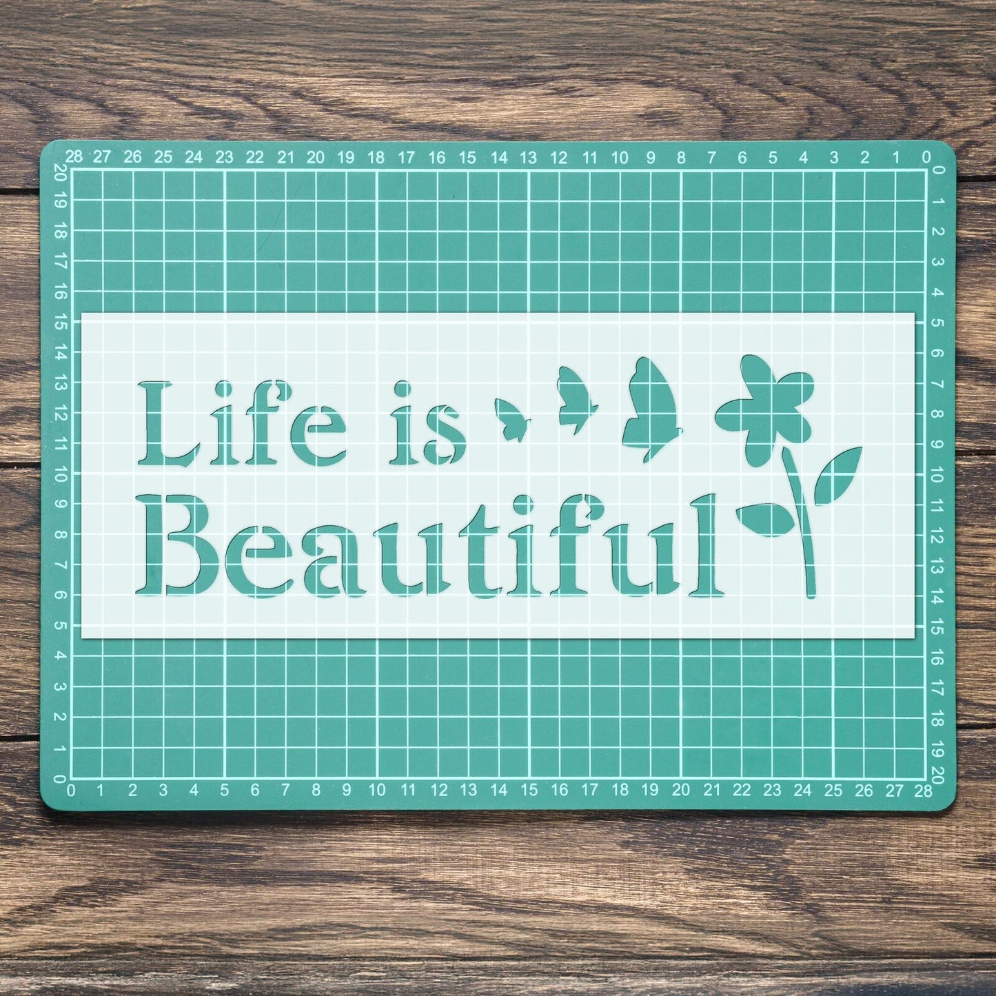 STENCIL LIFE BEAUTIFUL ANIMAL MYLAR  PAINTING WALL ART  CRAFTS  AIRBRUSH