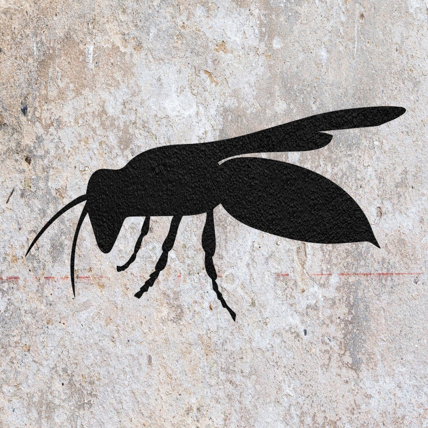 STENCIL WASP BUG INSECT MYLAR  PAINTING WALL ART  3 CRAFTS  AIRBRUSH