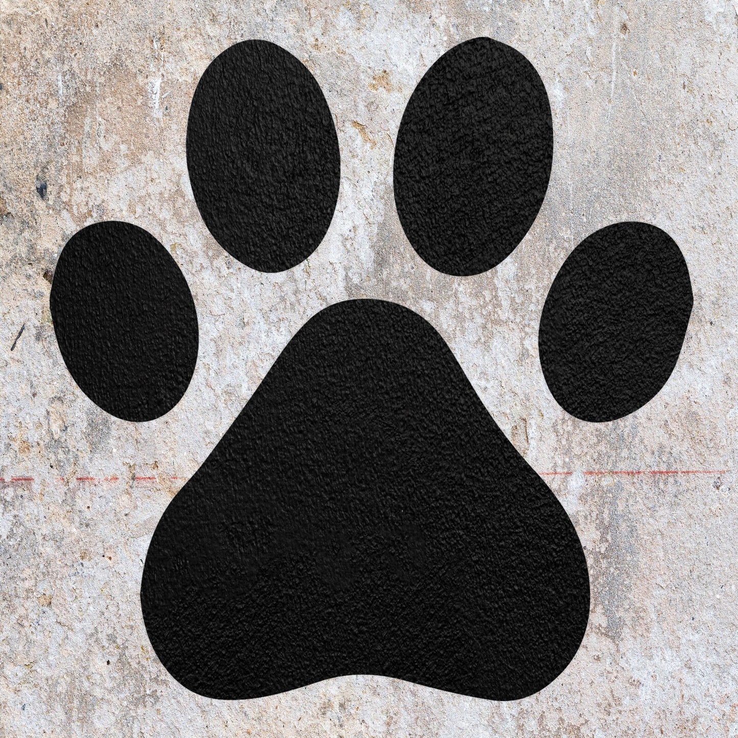 STENCIL DOG CAT ANIMAL PET PAW PRINT MYLAR PAINTING WALL CRAFTS ART AIRBRUSH