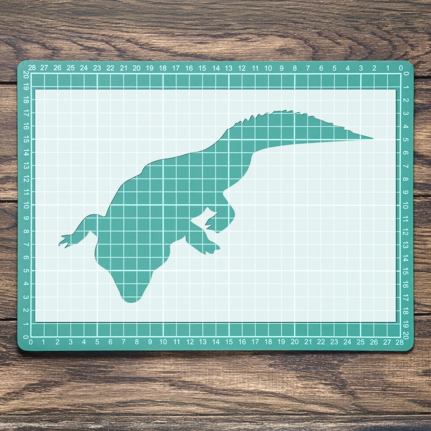 STENCIL ALLIGATOR REPTILE ANIMAL MYLAR  PAINTING WALL ART  CRAFTS  AIRBRUSH