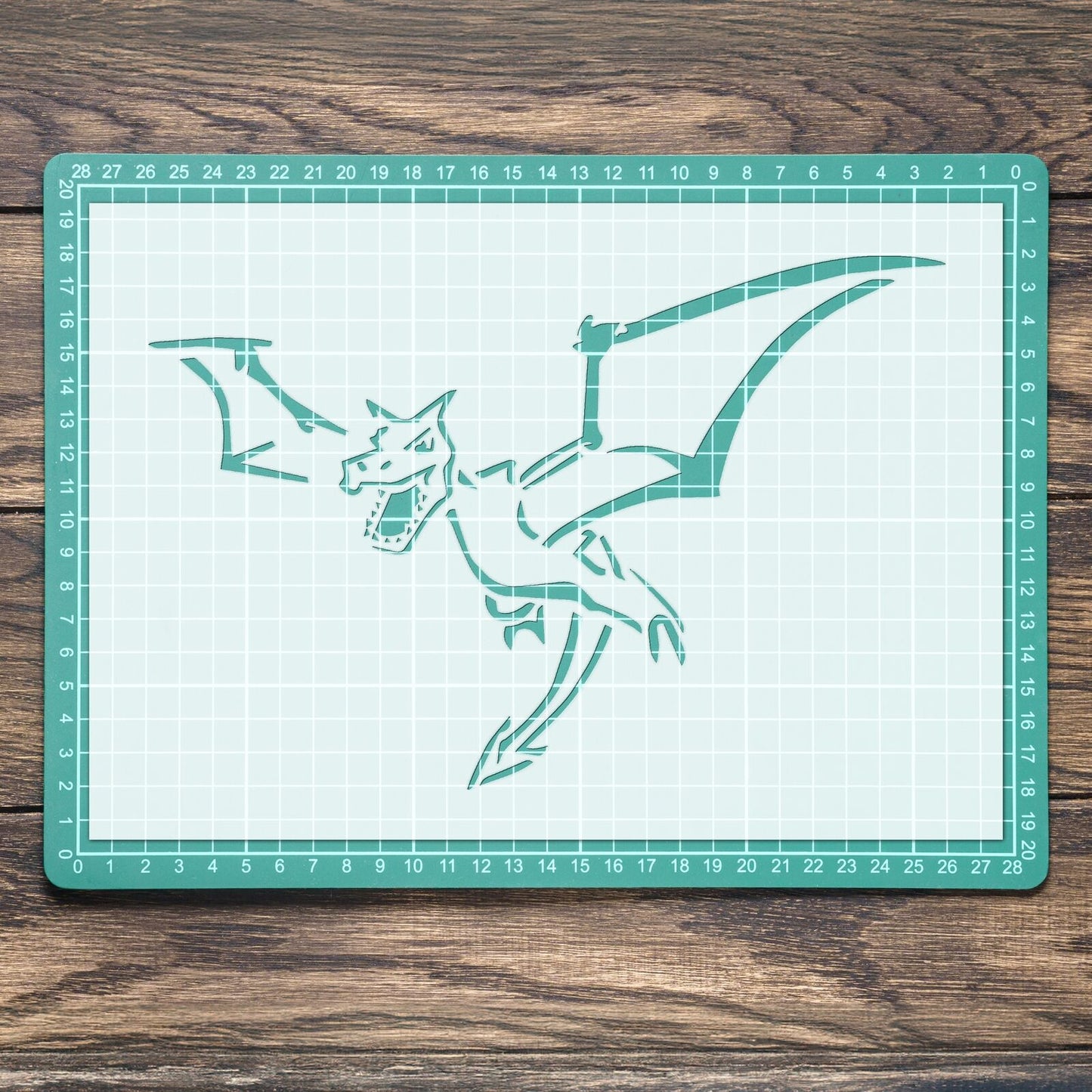 STENCIL AERODACTYL POKEMON MYLAR  PAINTING WALL ART  CRAFTS  AIRBRUSH