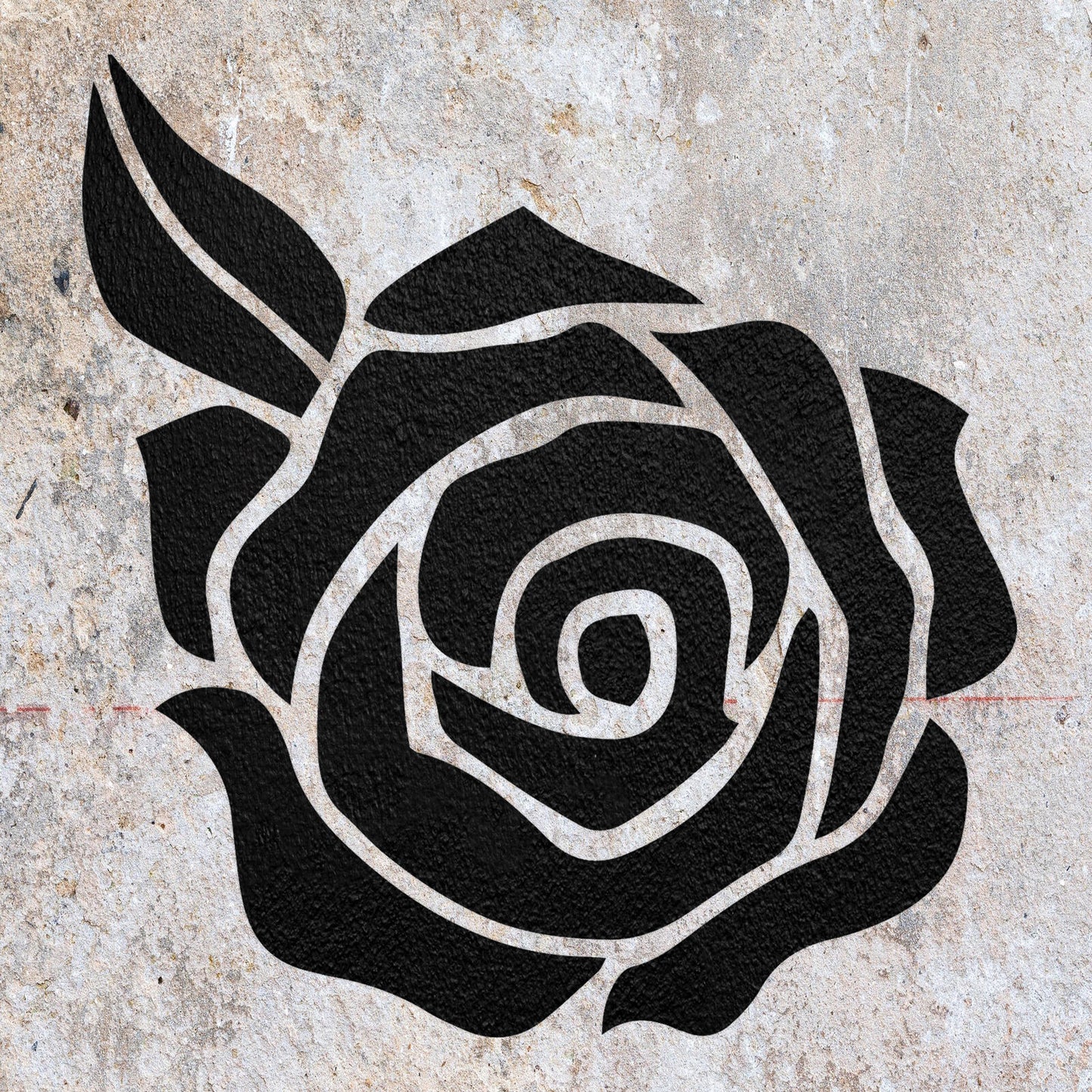 STENCIL ROSE FLOWER PLANT MYLAR PAINTING WALL ART WOOD GLASS CRAFTS AIRBRUSH