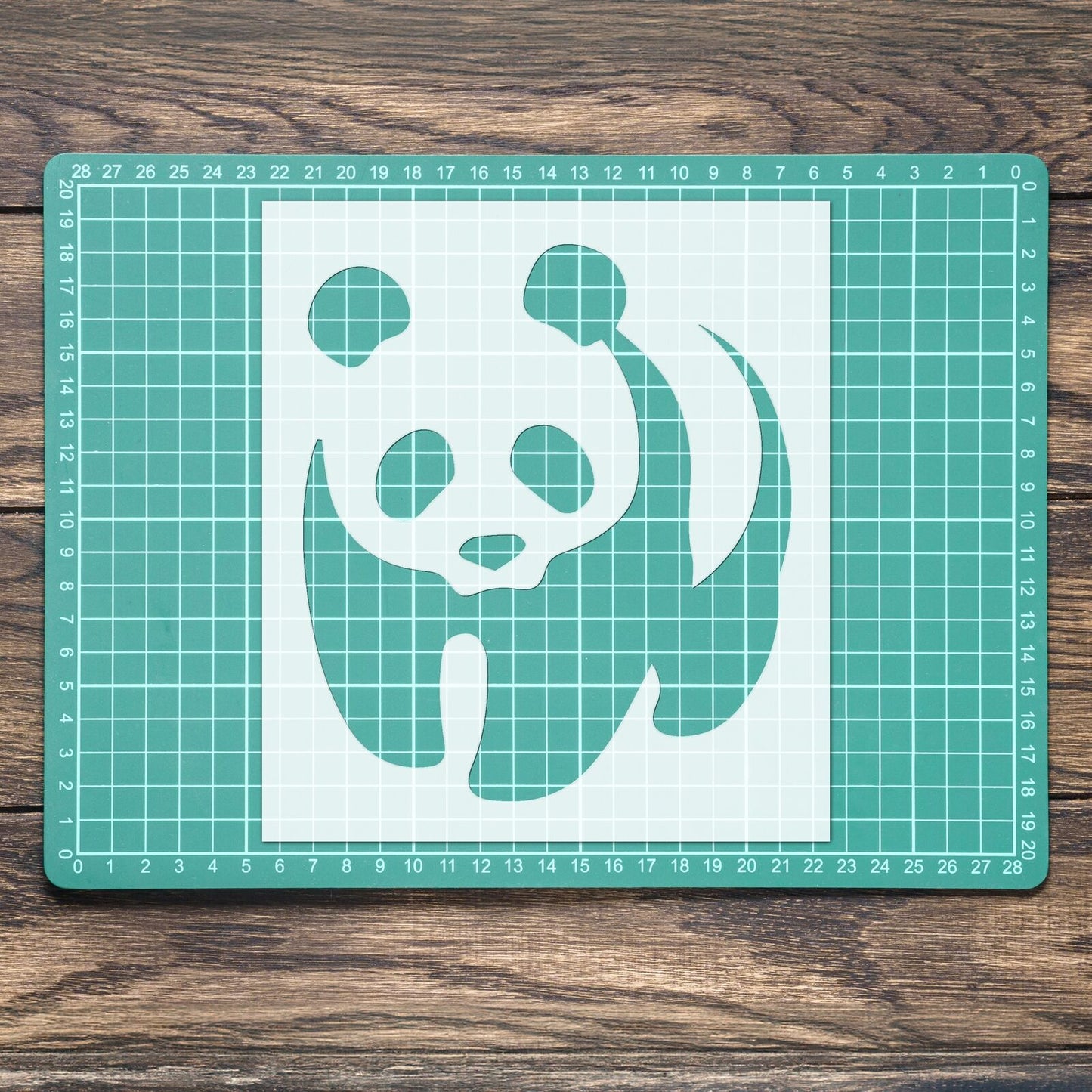 STENCIL PANDA JUNGLE BEAR ANIMAL MYLAR  PAINTING WALL ART CRAFTS  ONE  AIRBRUSH