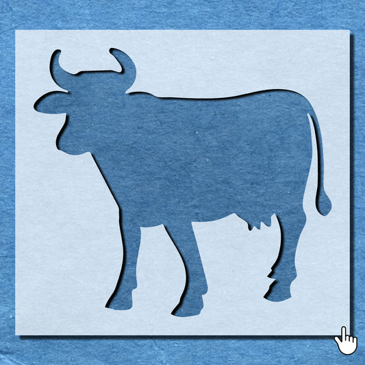 STENCIL COW FARM ANIMAL MYLAR PAINTING WALL ART HOME DECOR ART CRAFTS AIRBRUSH