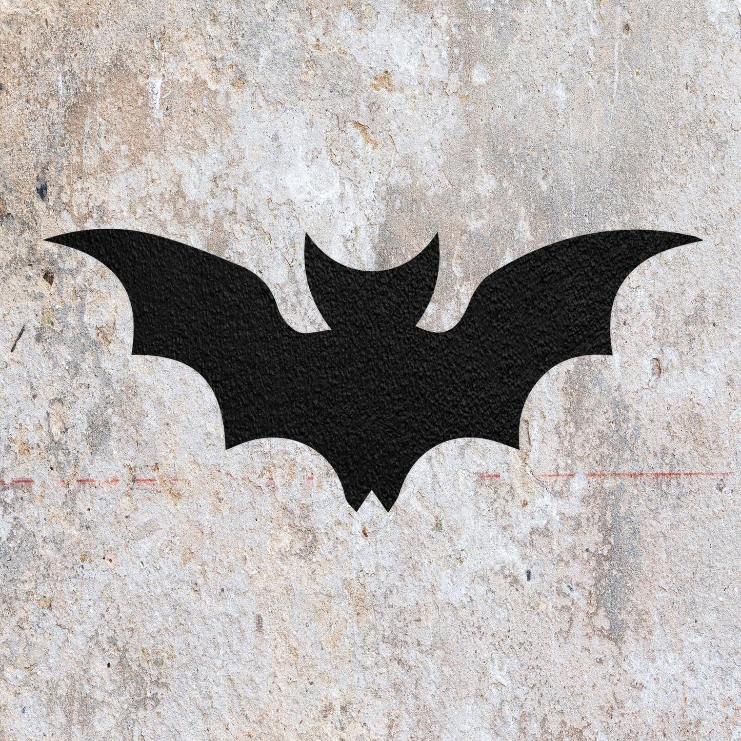 STENCIL BAT HALLOWEEN MYLAR PAINTING PUMPKIN WALL ART  TWO CRAFTS  AIRBRUSH