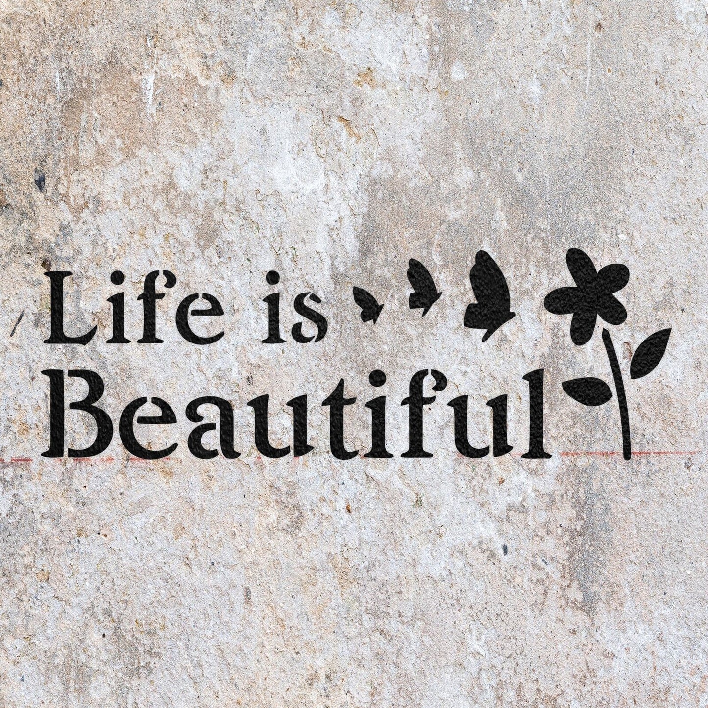 STENCIL LIFE BEAUTIFUL ANIMAL MYLAR  PAINTING WALL ART  CRAFTS  AIRBRUSH