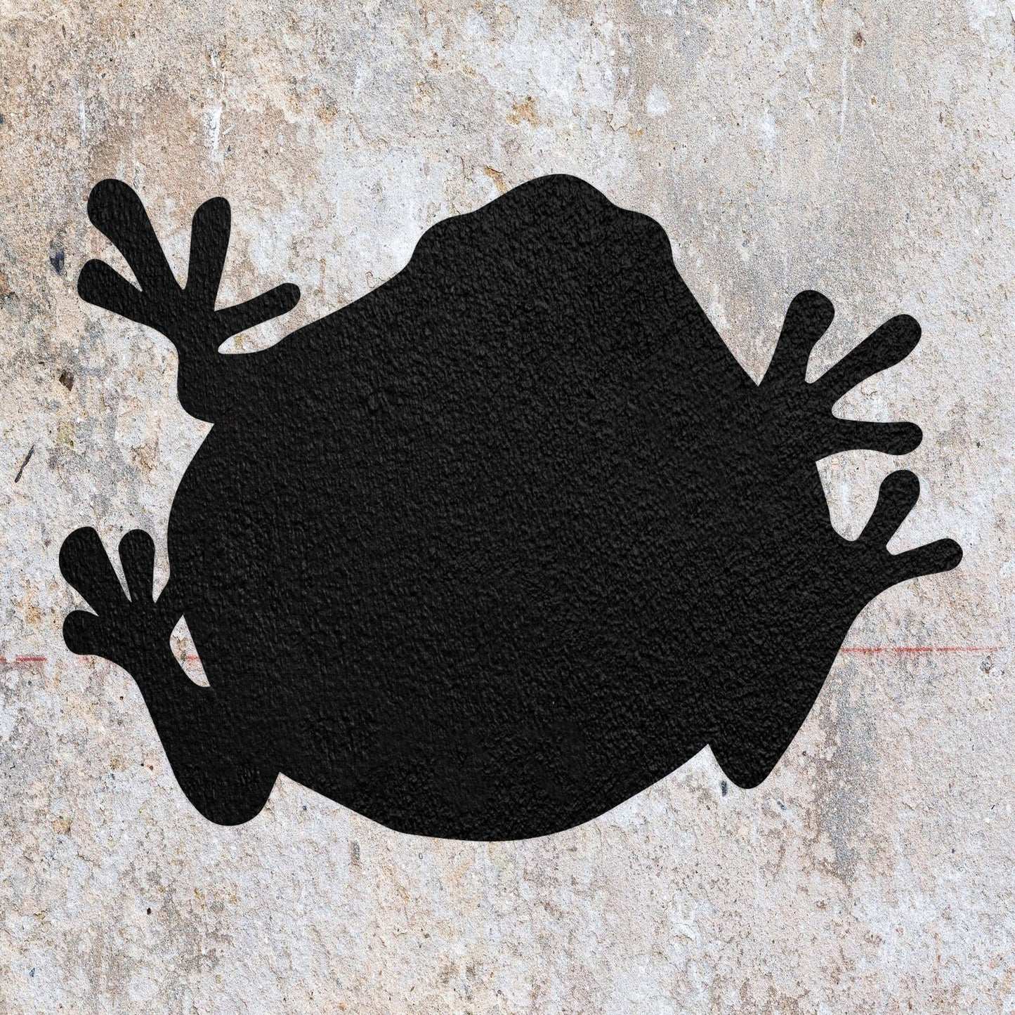 STENCIL TOAD AMPHIBIAN ANIMAL MYLAR  PAINTING WALL ART  TWO CRAFTS  AIRBRUSH