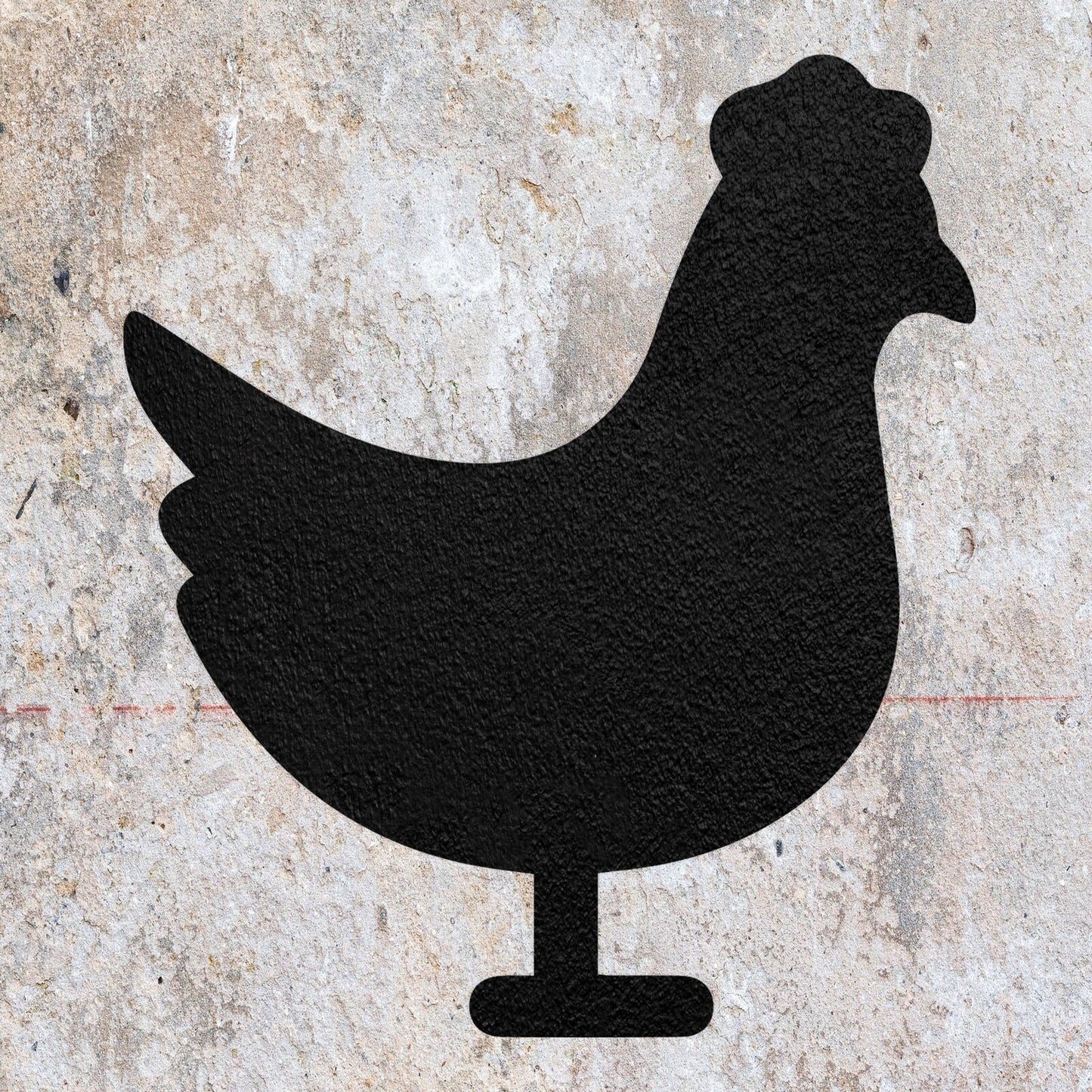 STENCIL CHICKEN FARM ANIMAL MYLAR WALL ART HOME DECOR ART CRAFT AIRBRUSH