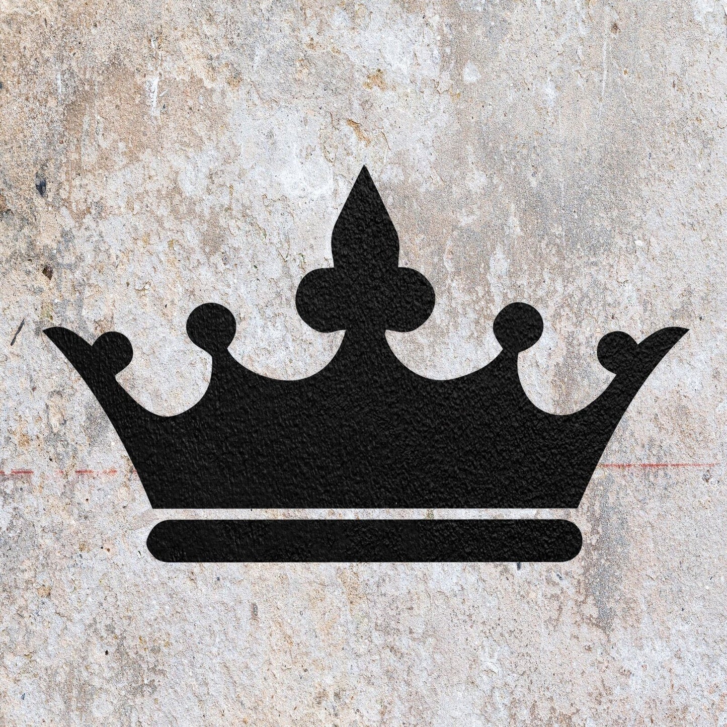 STENCIL CROWN JEWELS KING QUEEN ROYAL MYLAR PAINTING WALL ART CRAFTS 3 AIRBRUSH