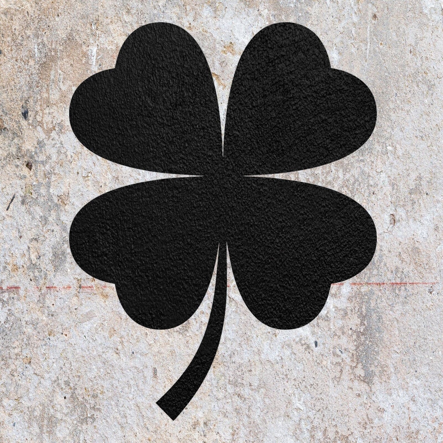 STENCIL 4 LEAF CLOVER MYLAR  PAINTING WALL  5 ART CRAFTS  AIRBRUSH