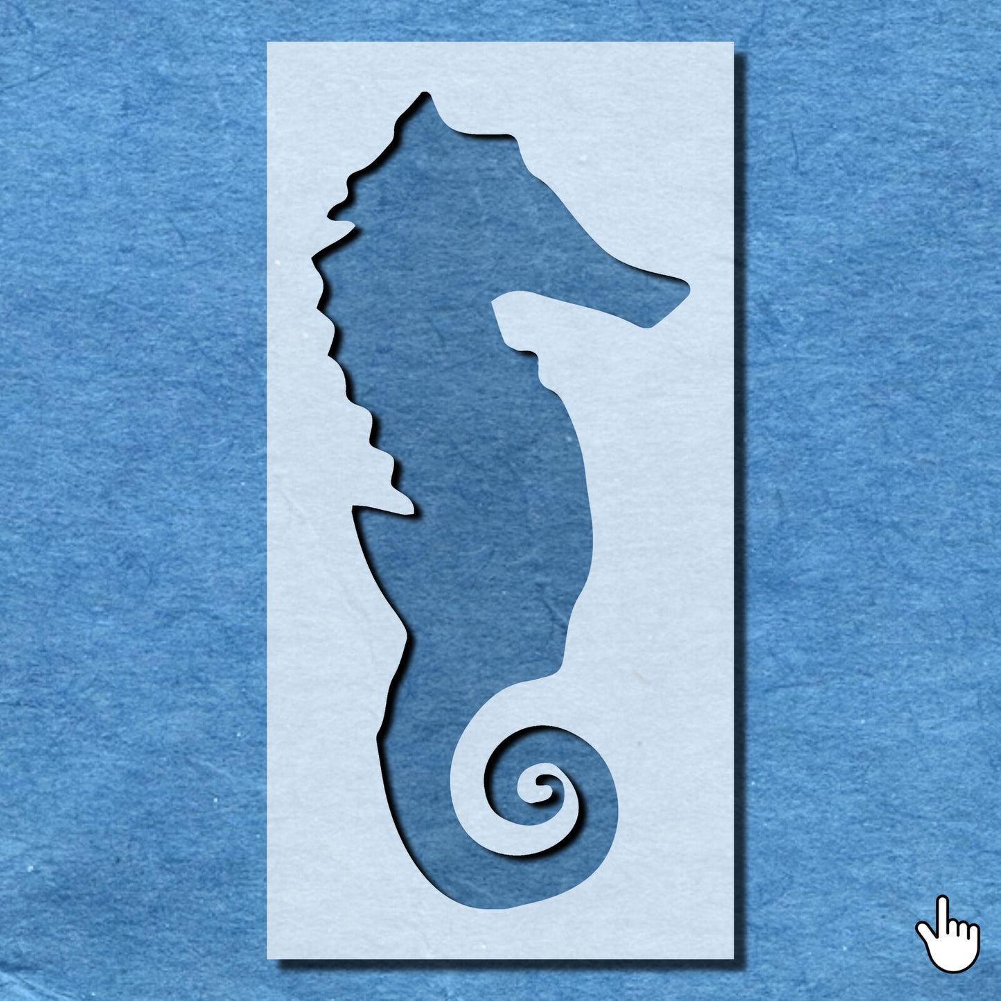 STENCIL SEA HORSE PRETTY SEA ANIMAL MYLAR PAINTING WALL ART CRAFTS 1 AIRBRUSH