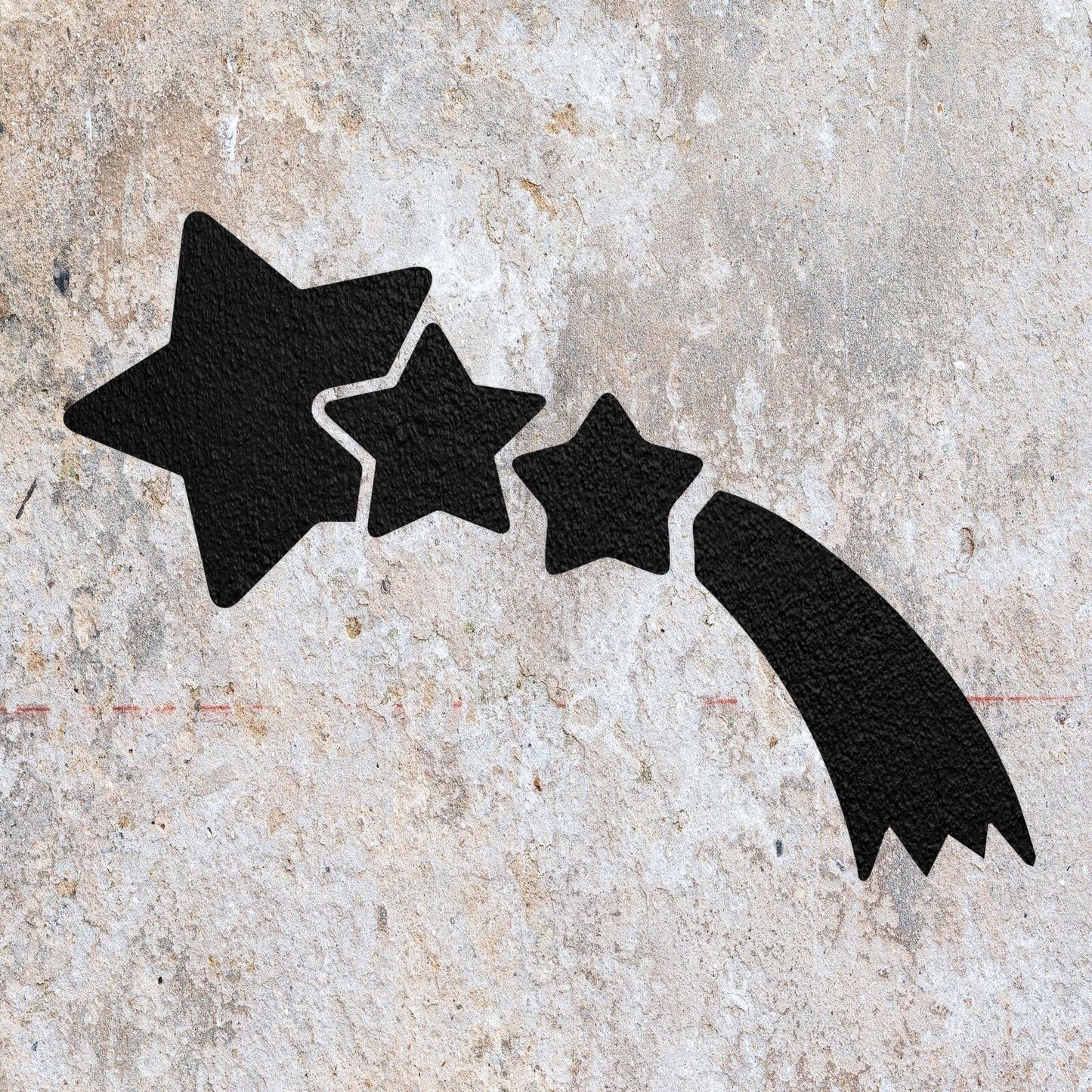 STENCIL STAR STAR SHAPE MYLAR  PAINTING WALL ART  CRAFTS  AIRBRUSH